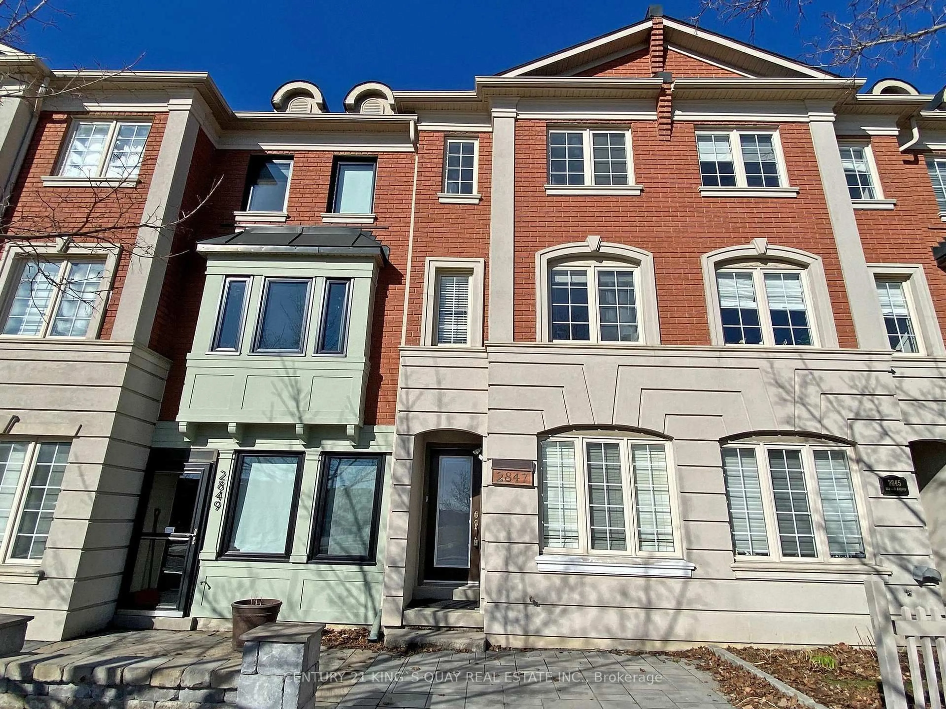 Home with brick exterior material, street for 2847 Bur Oak Ave, Markham Ontario L6B 1E2