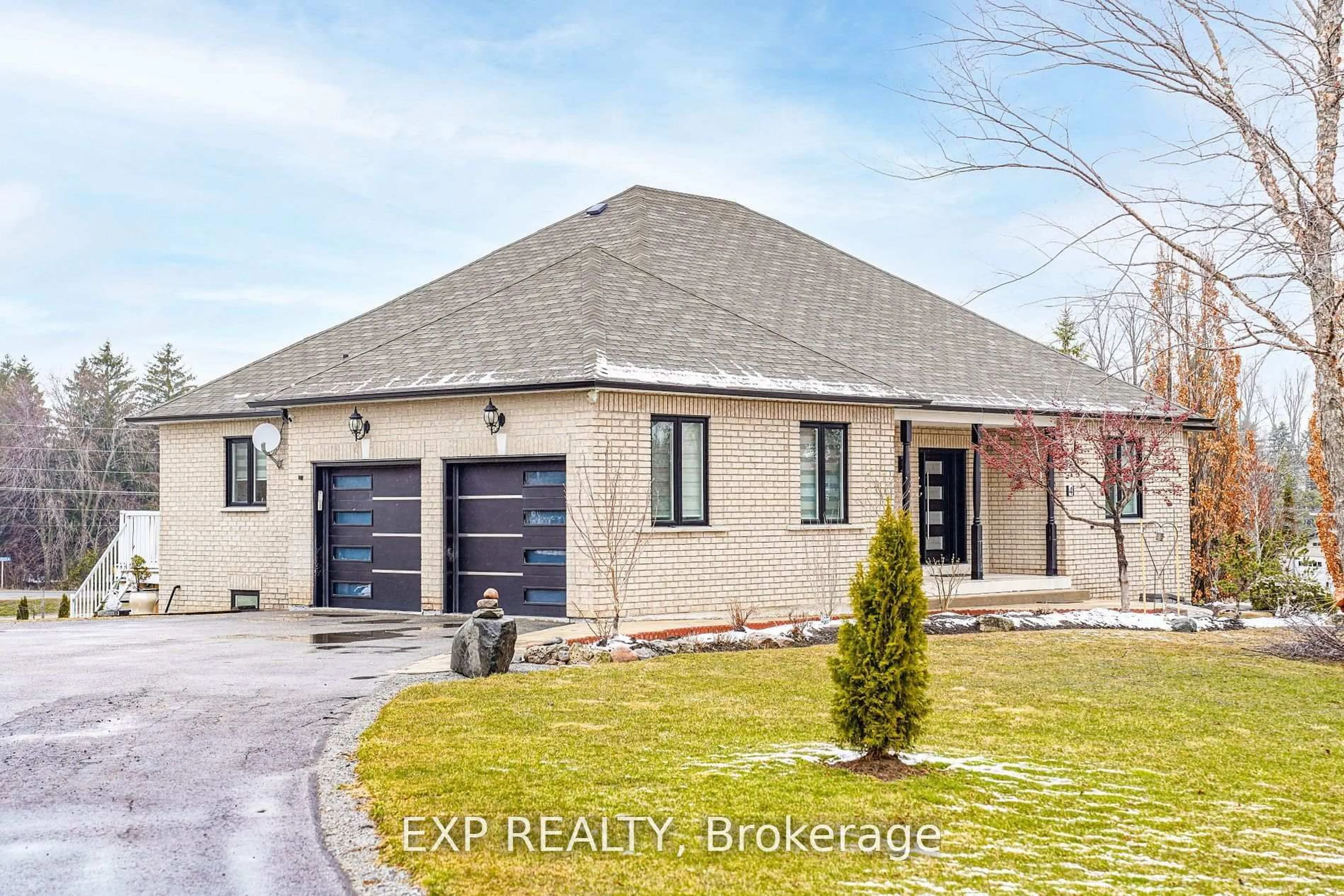 Home with brick exterior material, street for 4 Deer Ridge Rd, Uxbridge Ontario L0C 1A0
