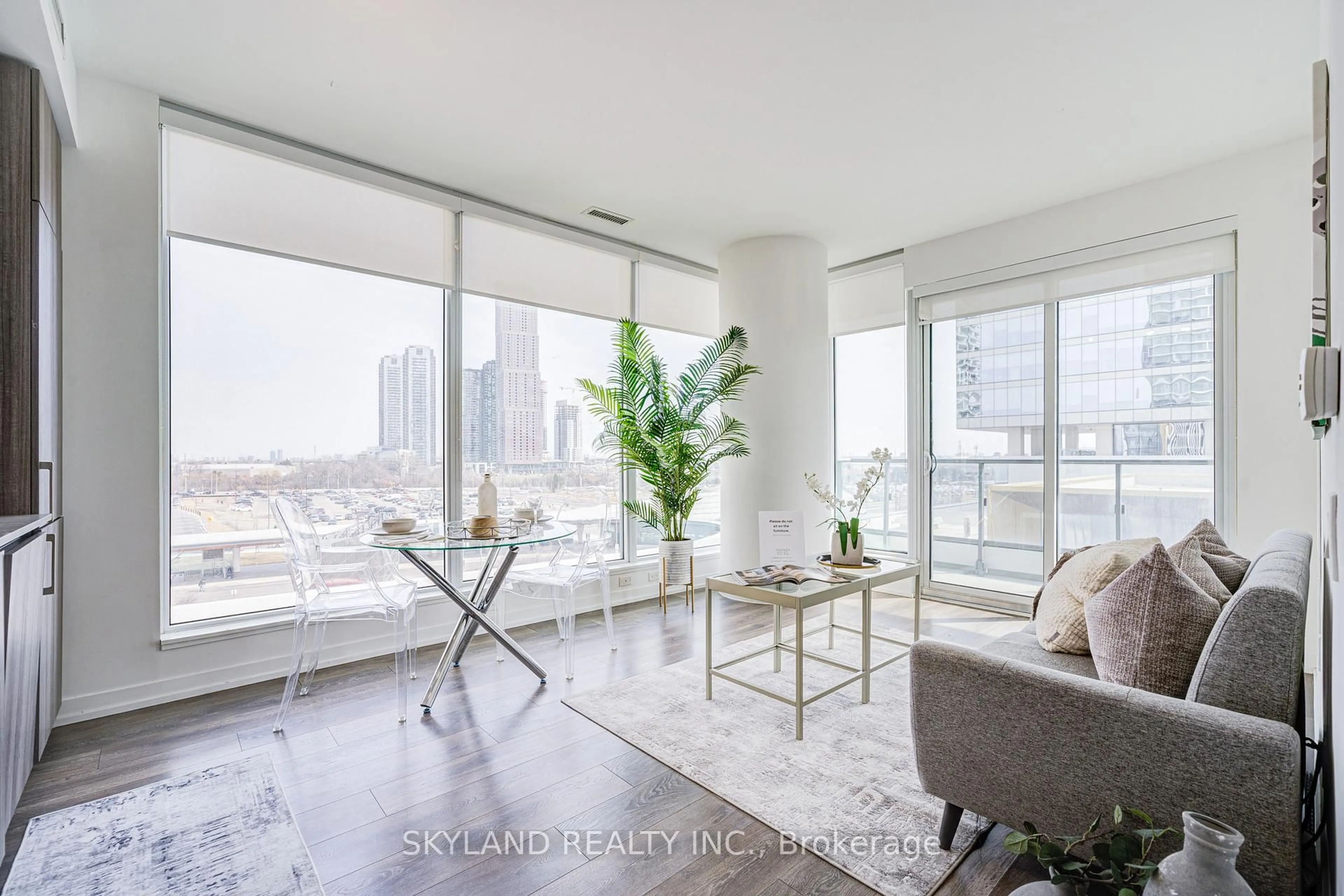 Living room with furniture, unknown for 5 Buttermill Ave #601, Vaughan Ontario L4K 0J5