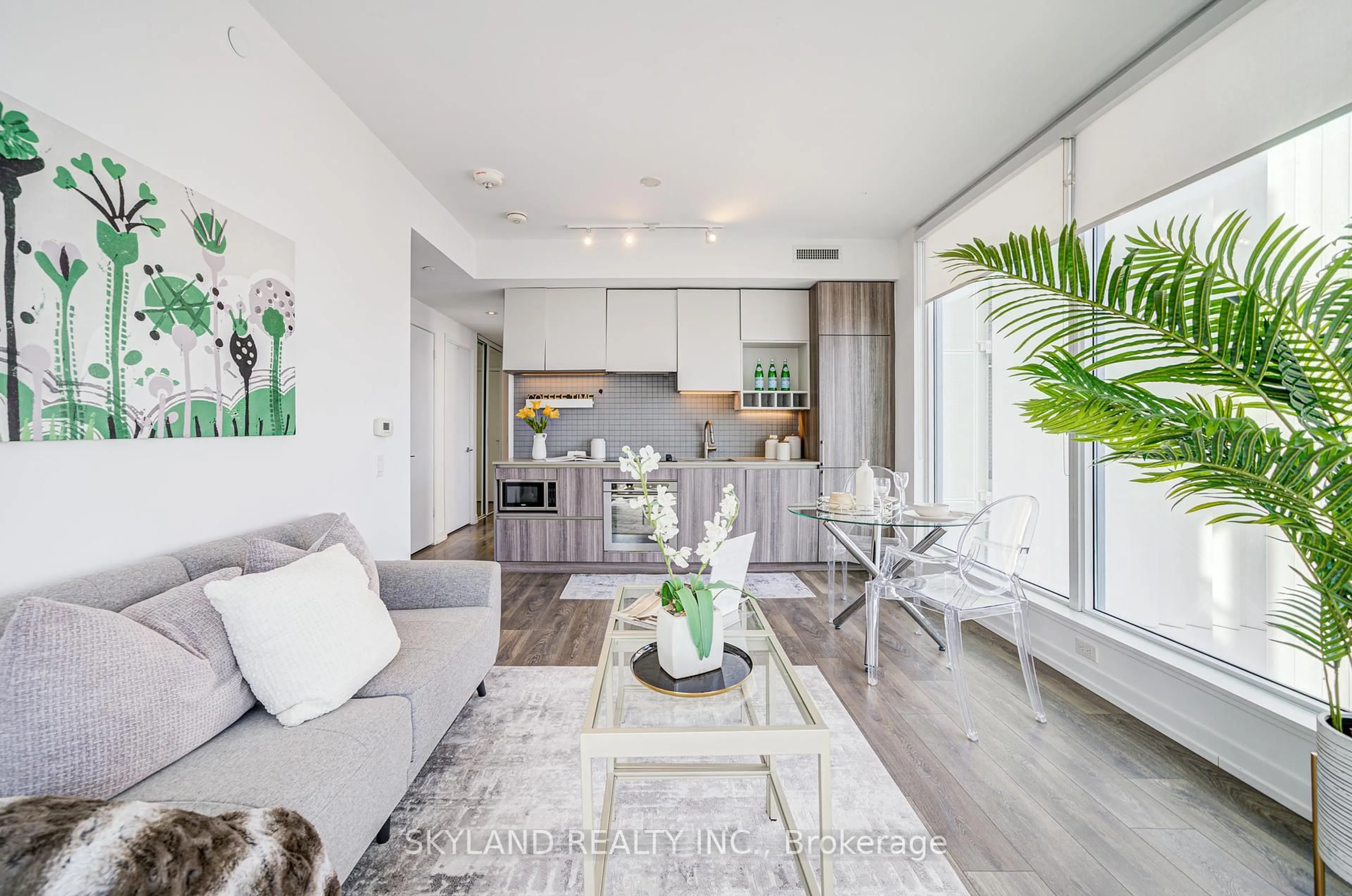 Living room with furniture, unknown for 5 Buttermill Ave #601, Vaughan Ontario L4K 0J5