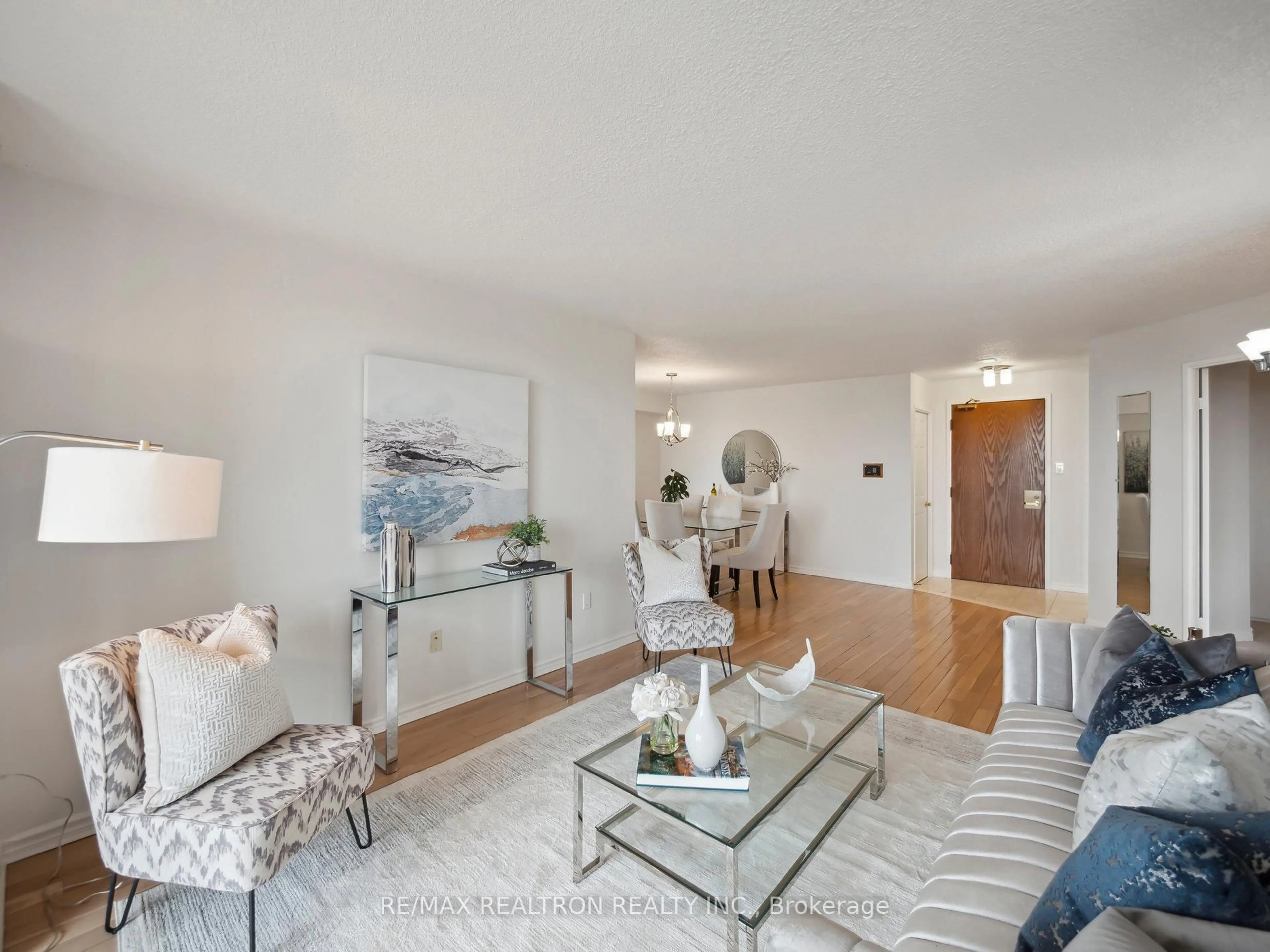 Living room with furniture, unknown for 343 Clark Ave #704, Vaughan Ontario L4J 7K5