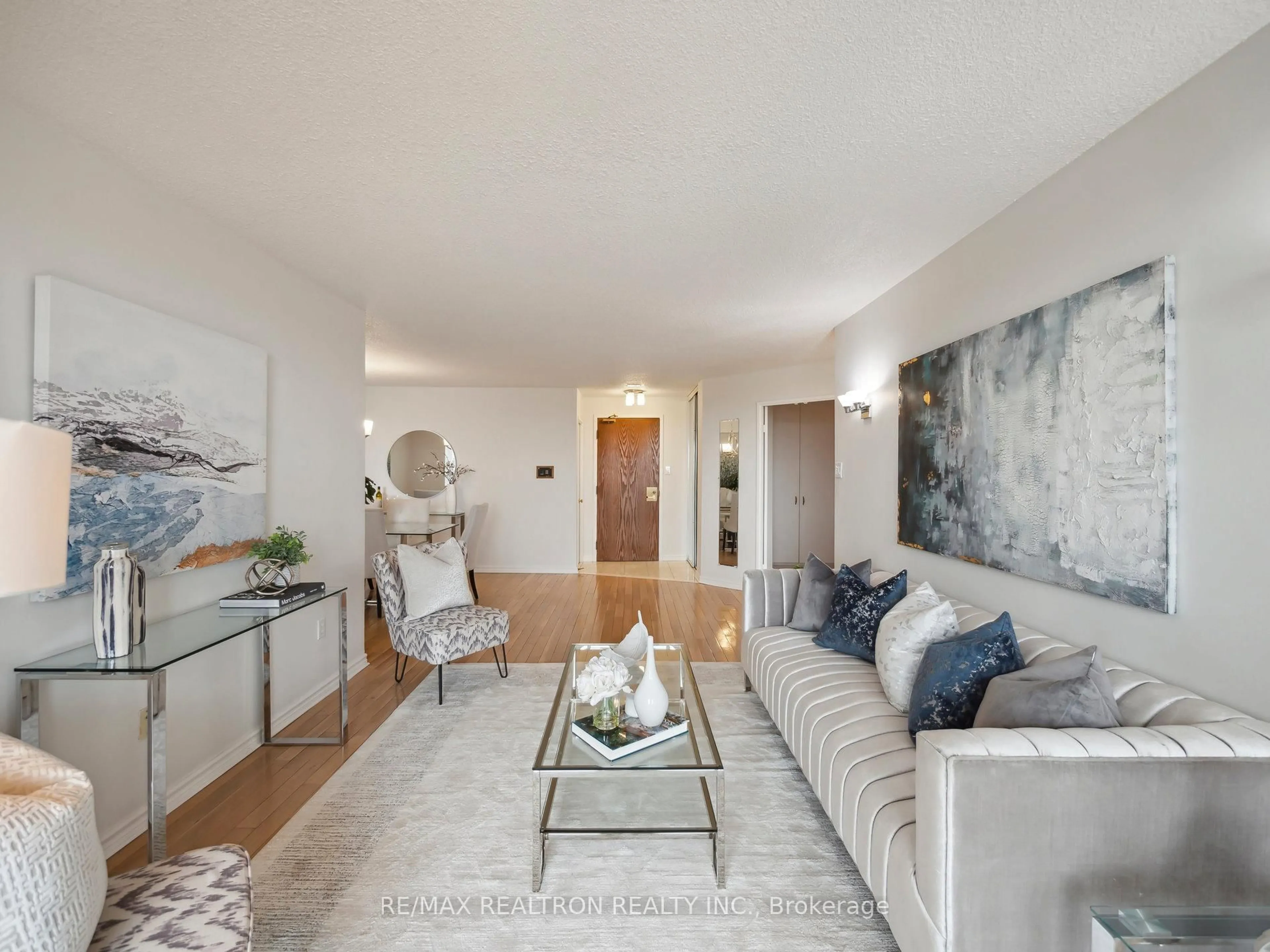 Living room with furniture, unknown for 343 Clark Ave #704, Vaughan Ontario L4J 7K5