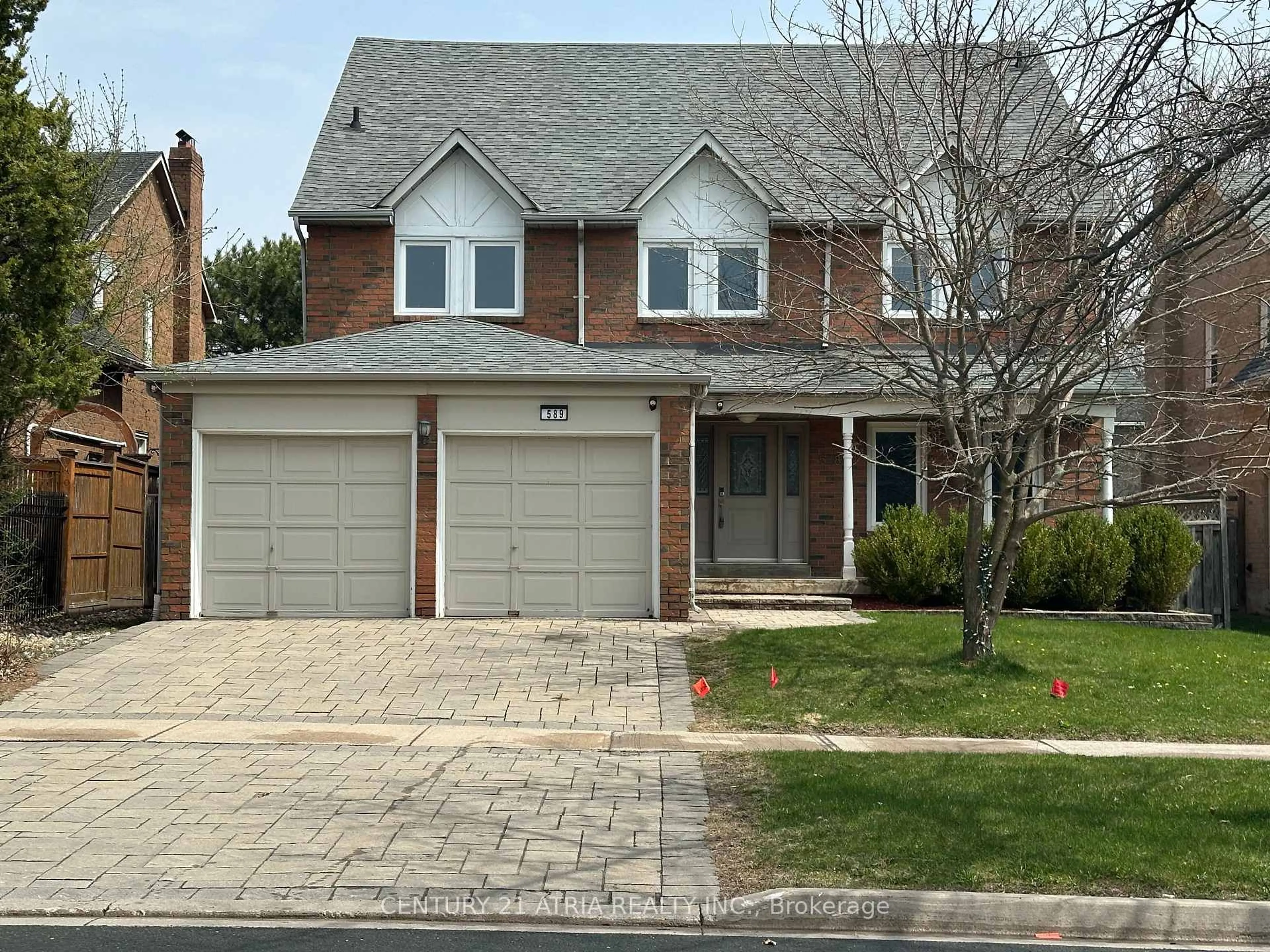Home with brick exterior material, street for 589 Village Pkwy, Markham Ontario L3R 6C1