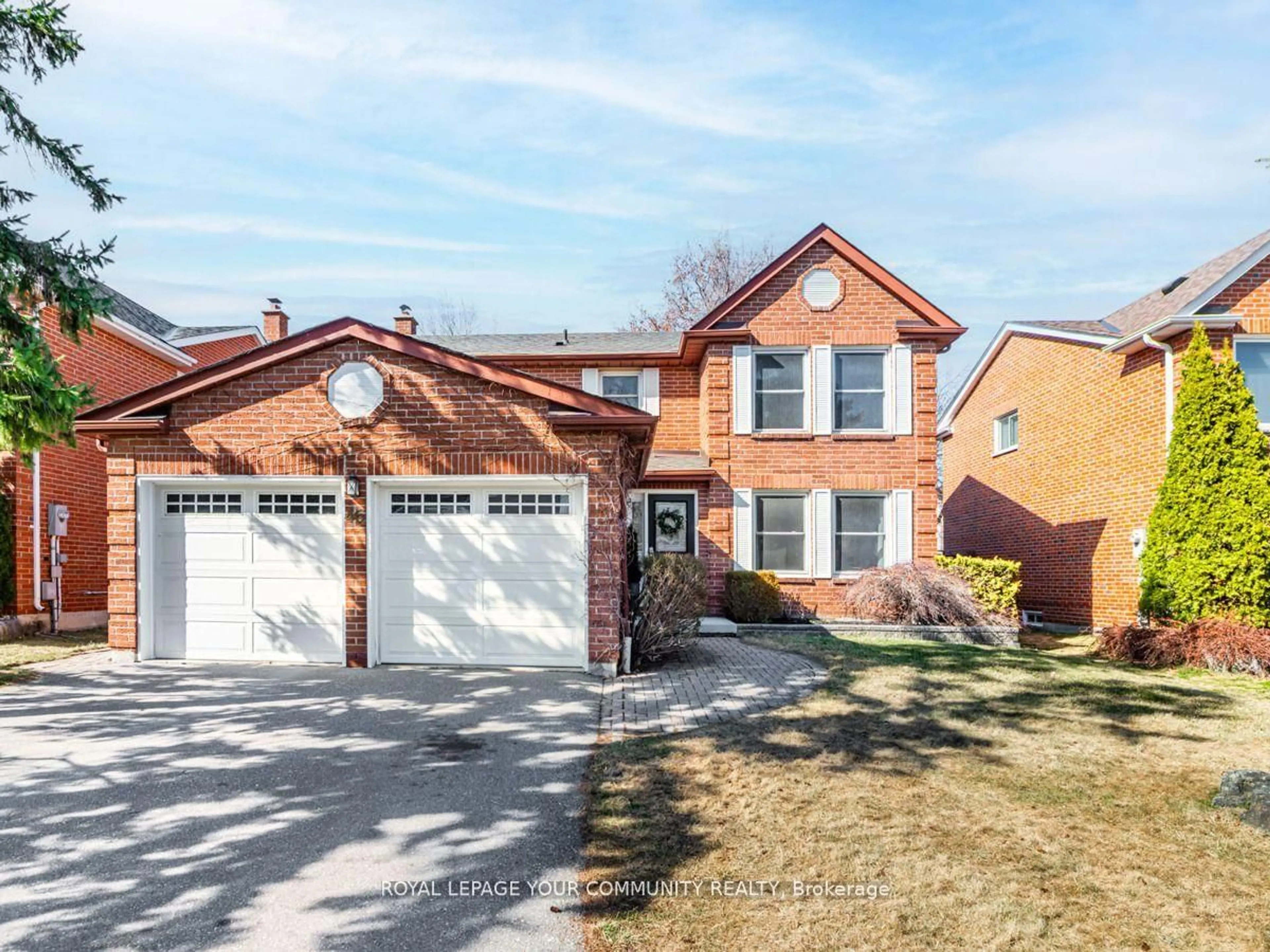 Home with brick exterior material, street for 46 Garnish Green N/A, Markham Ontario L3P 4P5