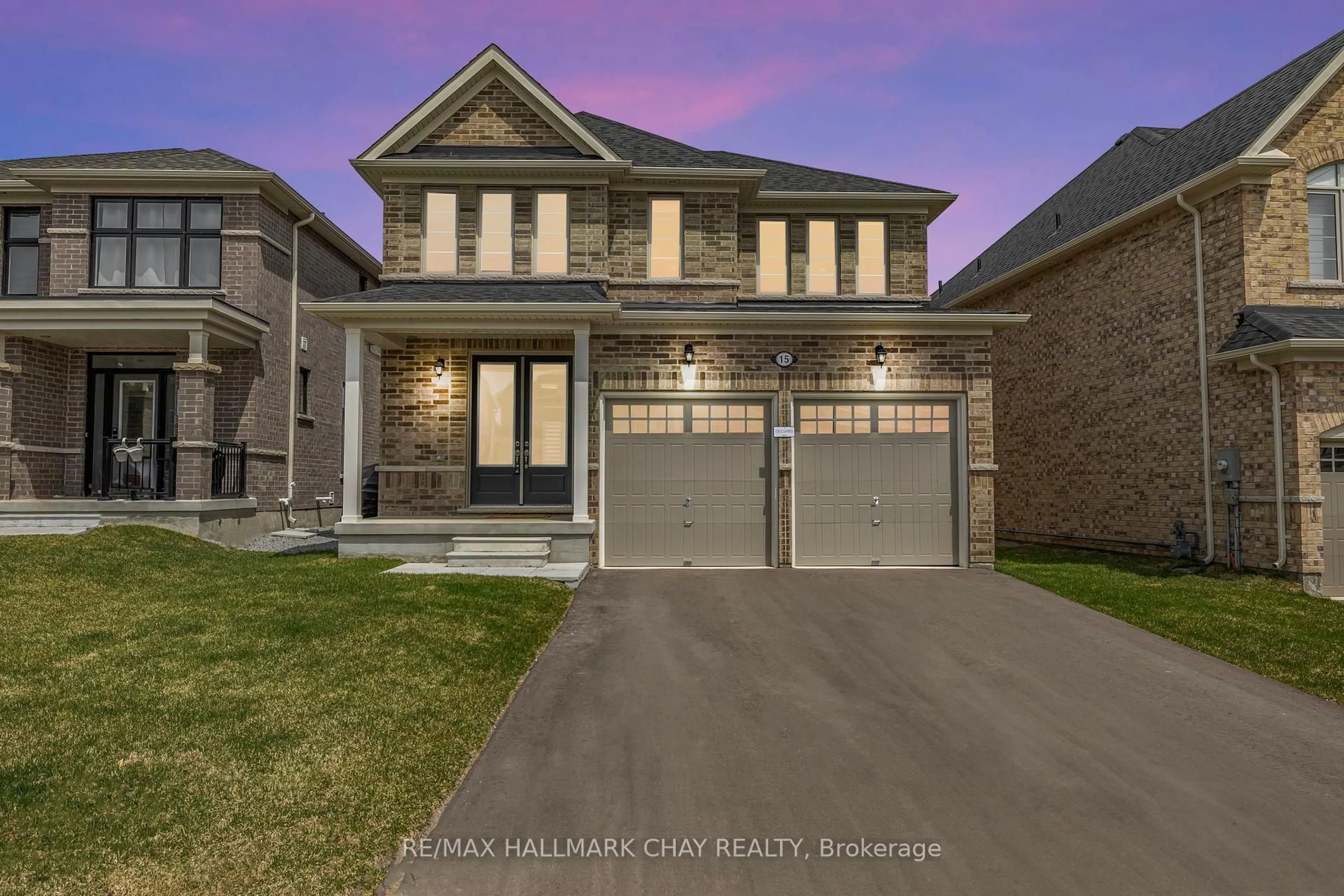 Home with brick exterior material, street for 15 Sam Battaglia Cres, Georgina Ontario L0E 1R0