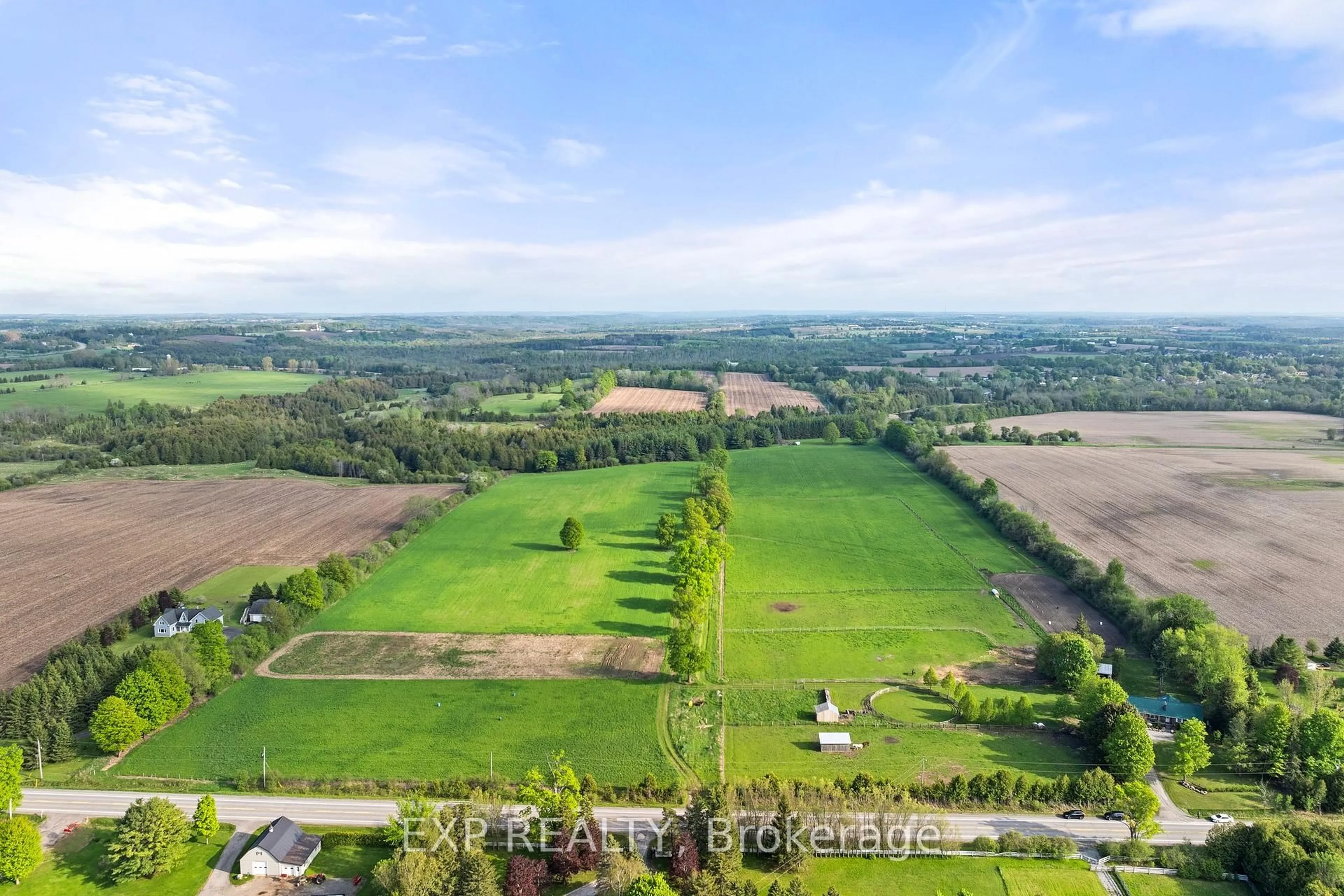 A pic from outside/outdoor area/front of a property/back of a property/a pic from drone, forest/trees view for 255 Victoria Rd, Georgina Ontario L0E 1N0