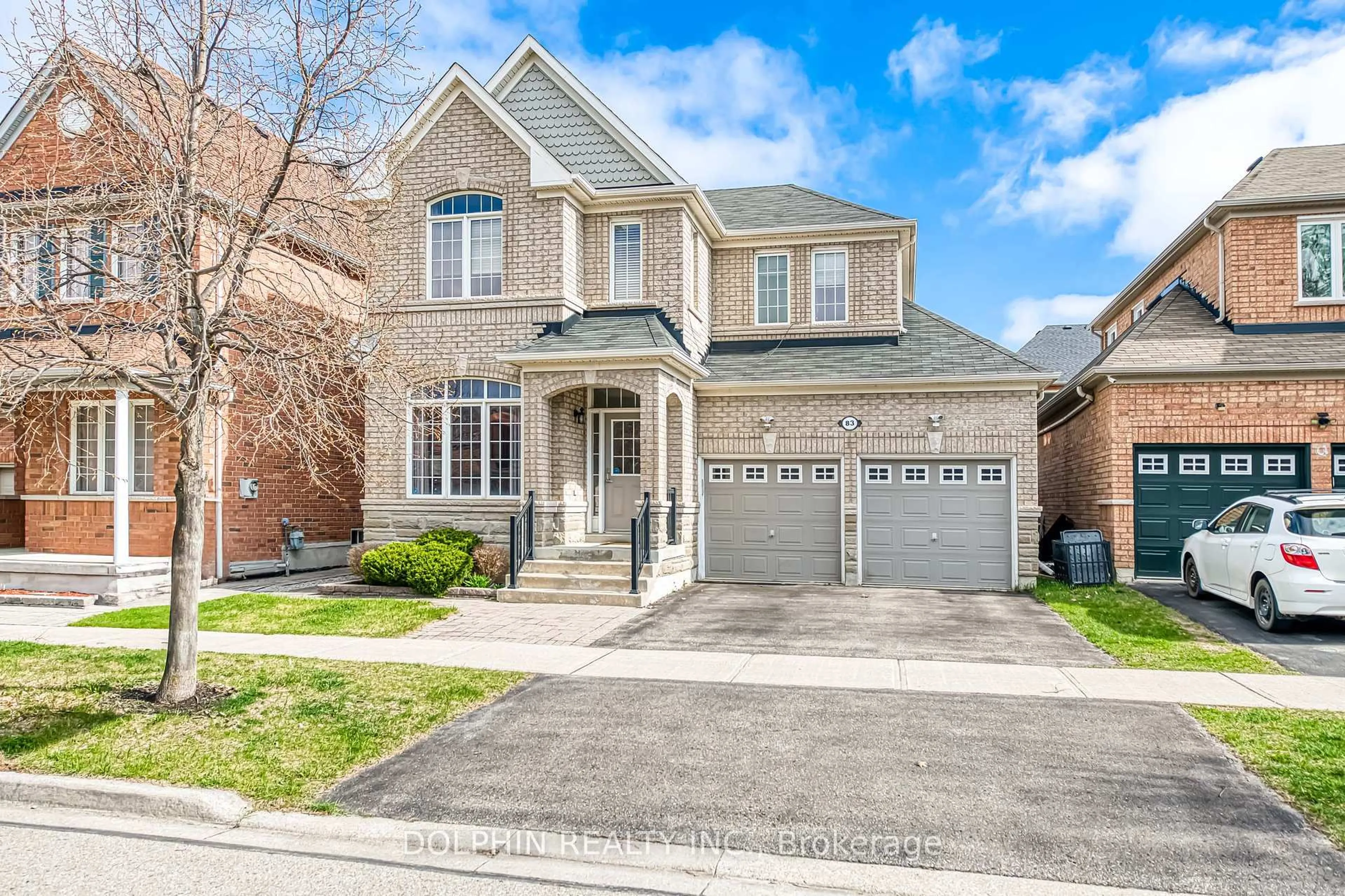 Home with brick exterior material, street for 83 Stonechurch Cres, Markham Ontario L6B 0H4