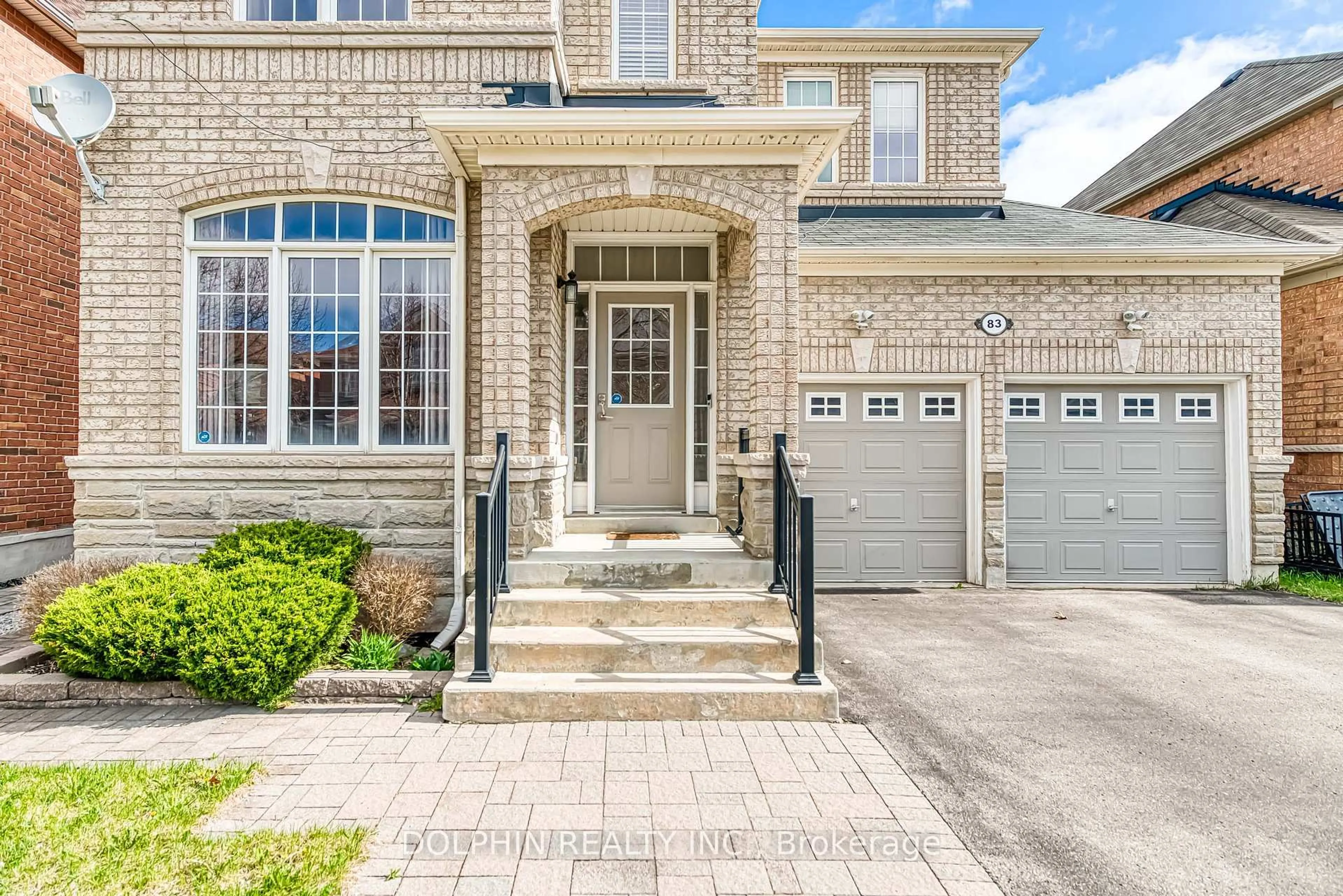 Home with brick exterior material, street for 83 Stonechurch Cres, Markham Ontario L6B 0H4