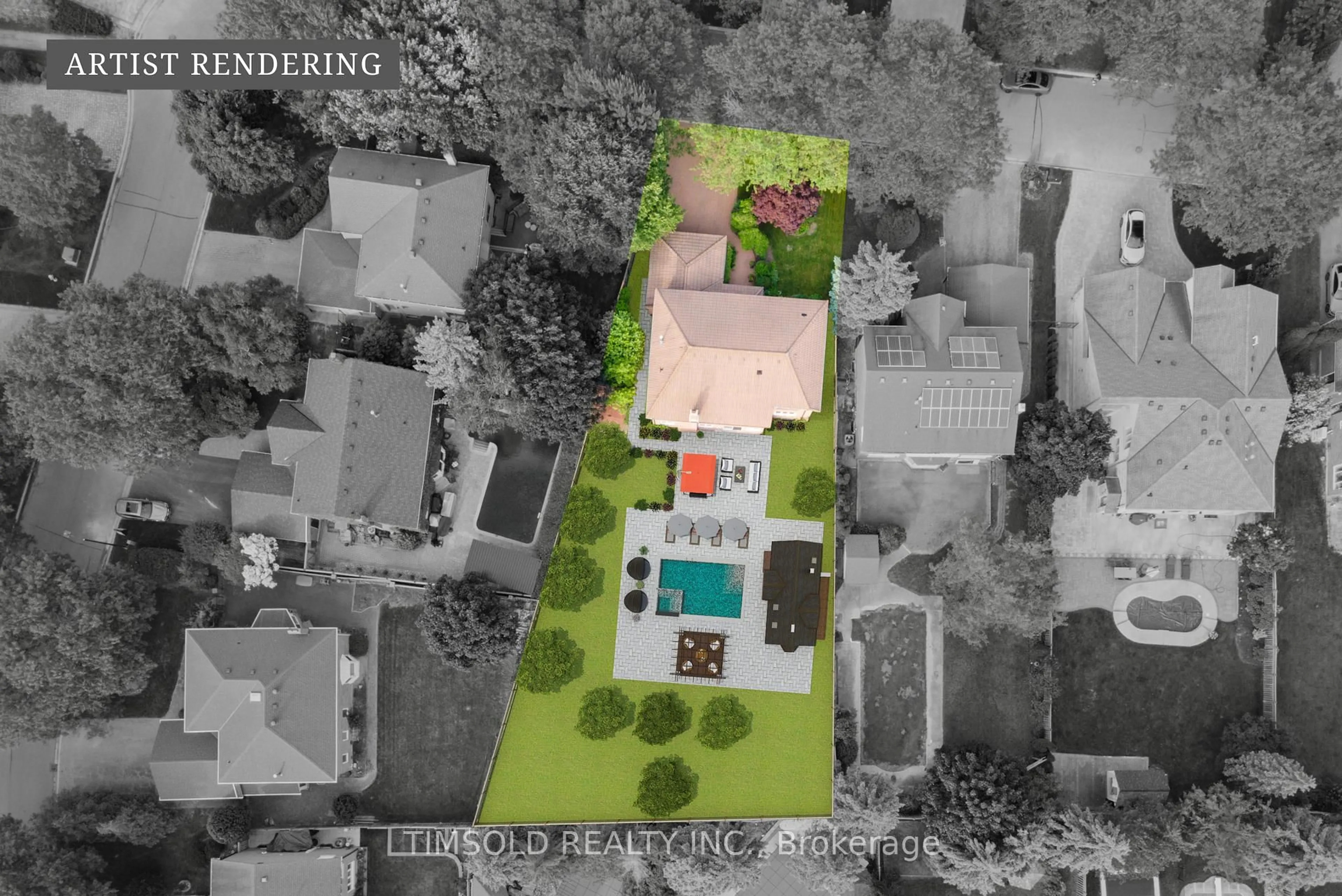 A pic from outside/outdoor area/front of a property/back of a property/a pic from drone, street for 32 Addington Sq, Markham Ontario L3R 7N1