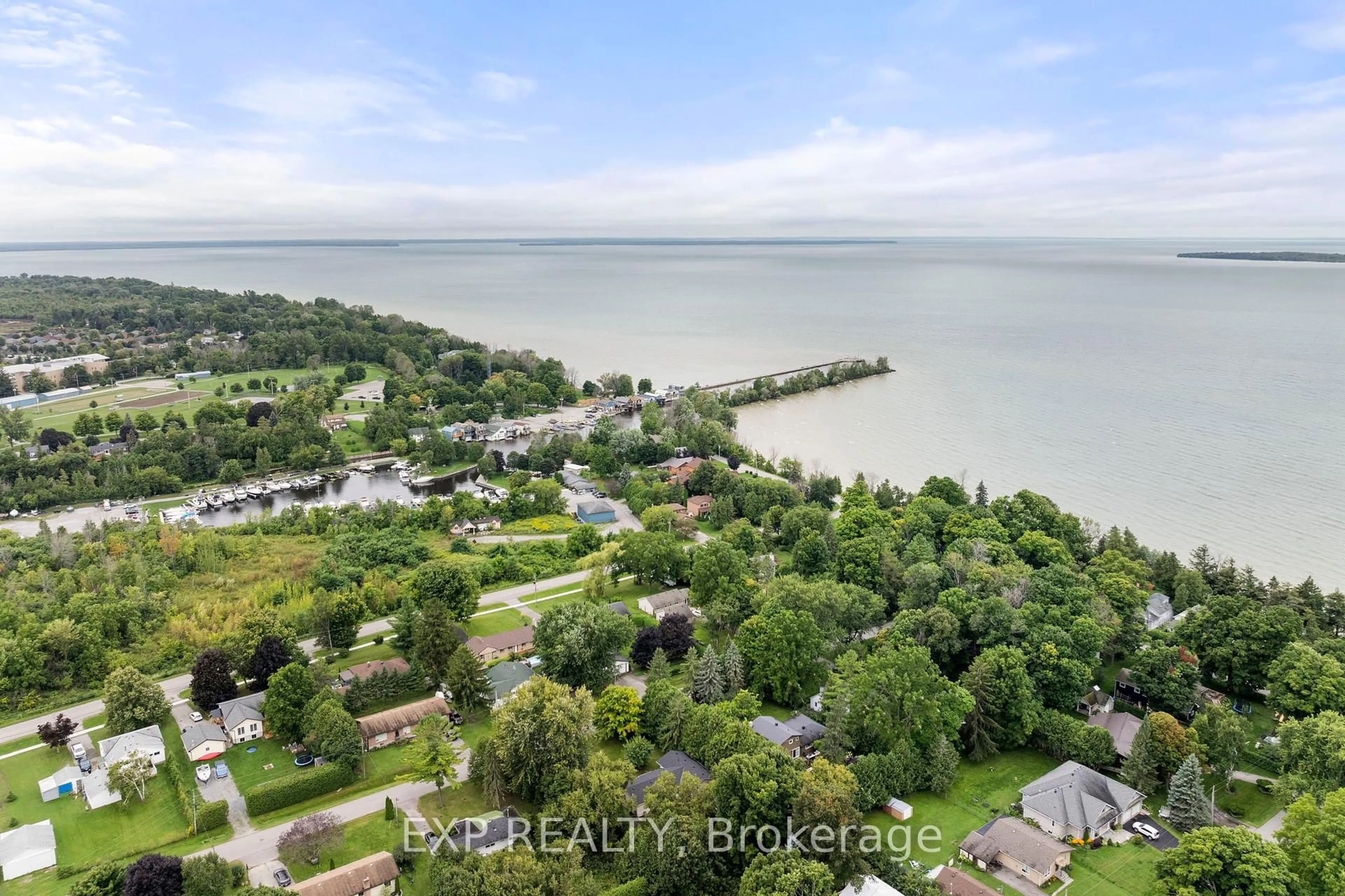 A pic from outside/outdoor area/front of a property/back of a property/a pic from drone, water/lake/river/ocean view for 82 Ninth St, Brock Ontario L0K 1A0