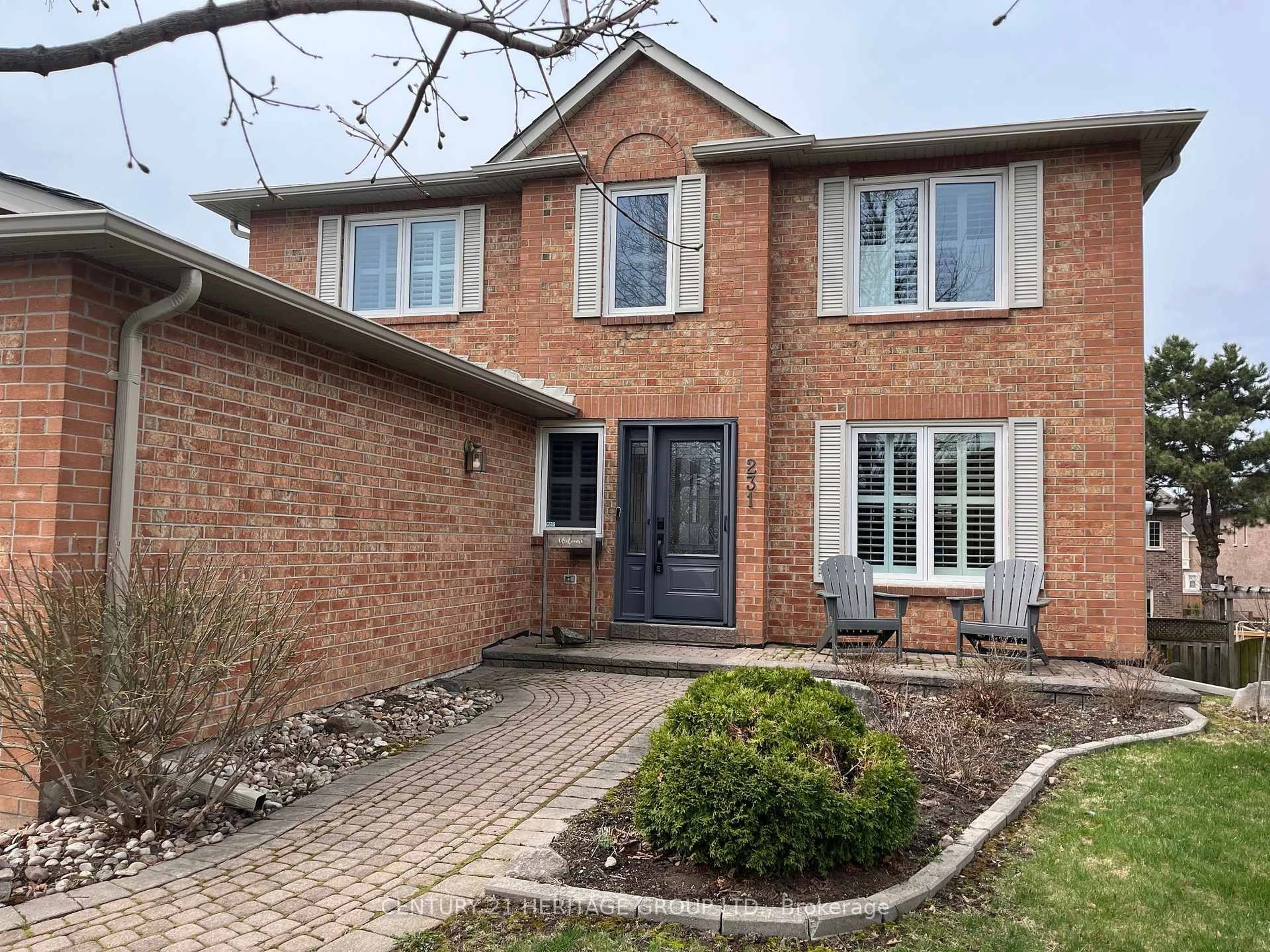 Home with brick exterior material, street for 231 John Bowser Cres, Newmarket Ontario L3Y 7N7