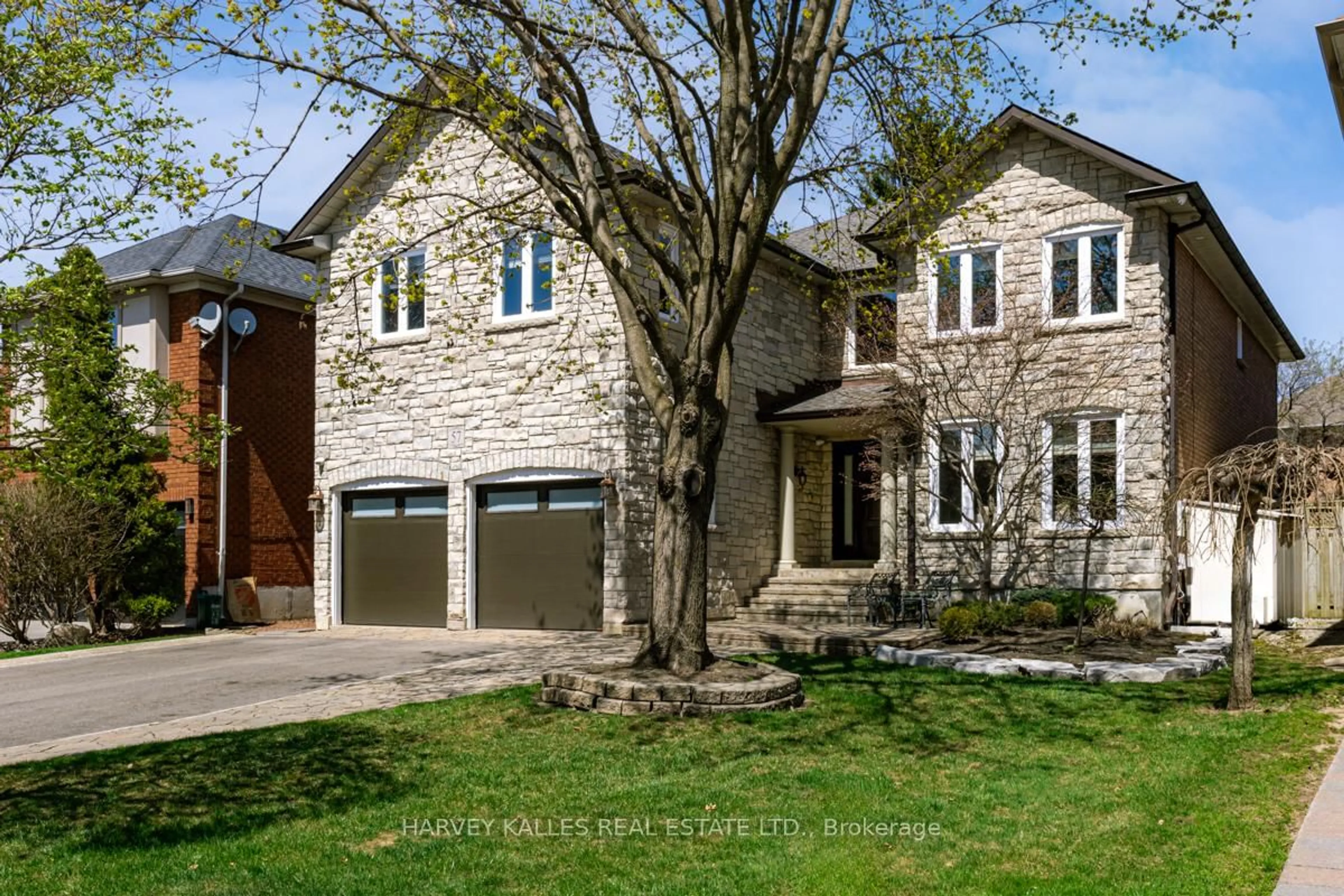 Home with brick exterior material, street for 57 Palmerston Dr, Vaughan Ontario L4J 7V9