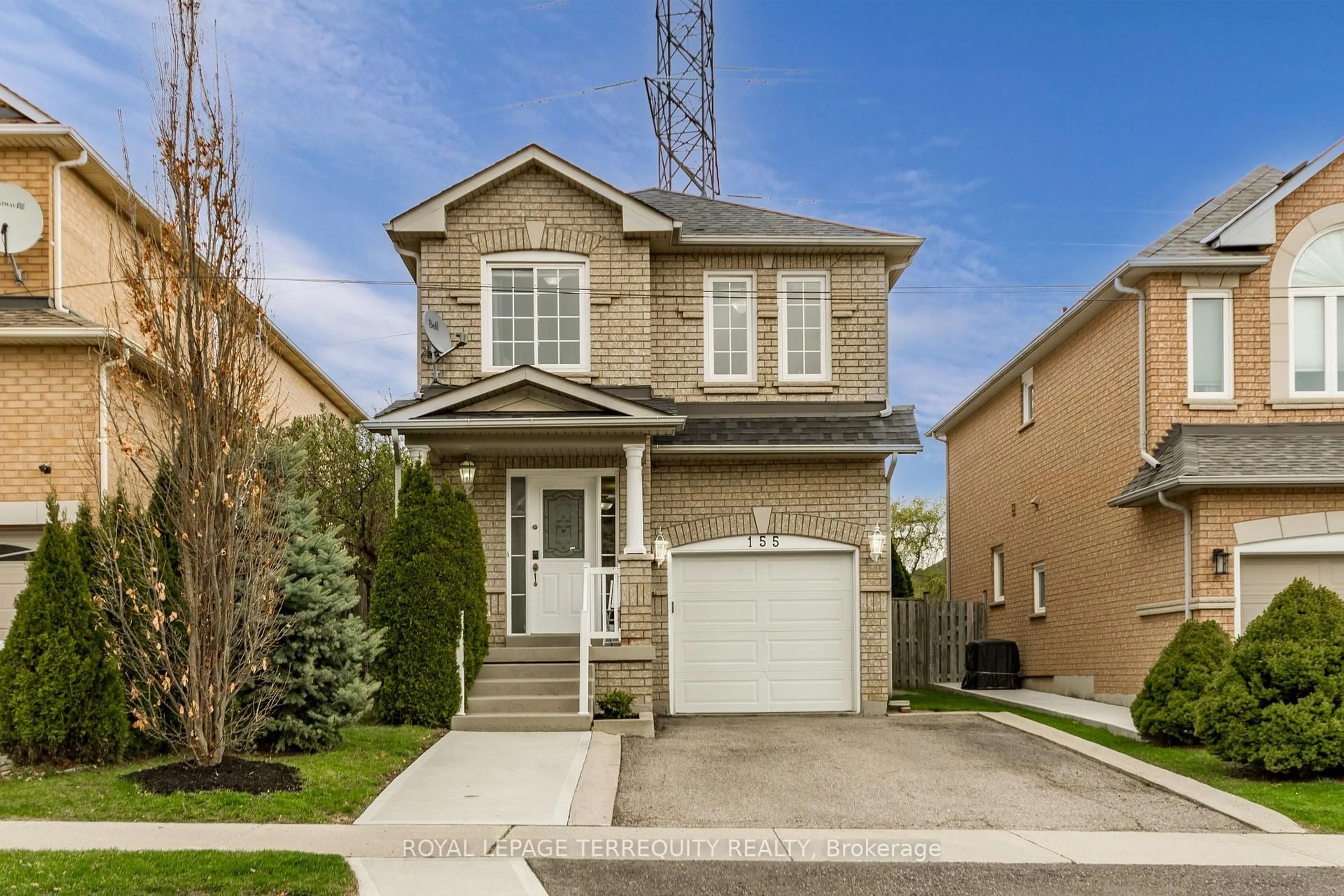 Home with brick exterior material, street for 155 Monte Carlo Dr, Vaughan Ontario L4H 1R6