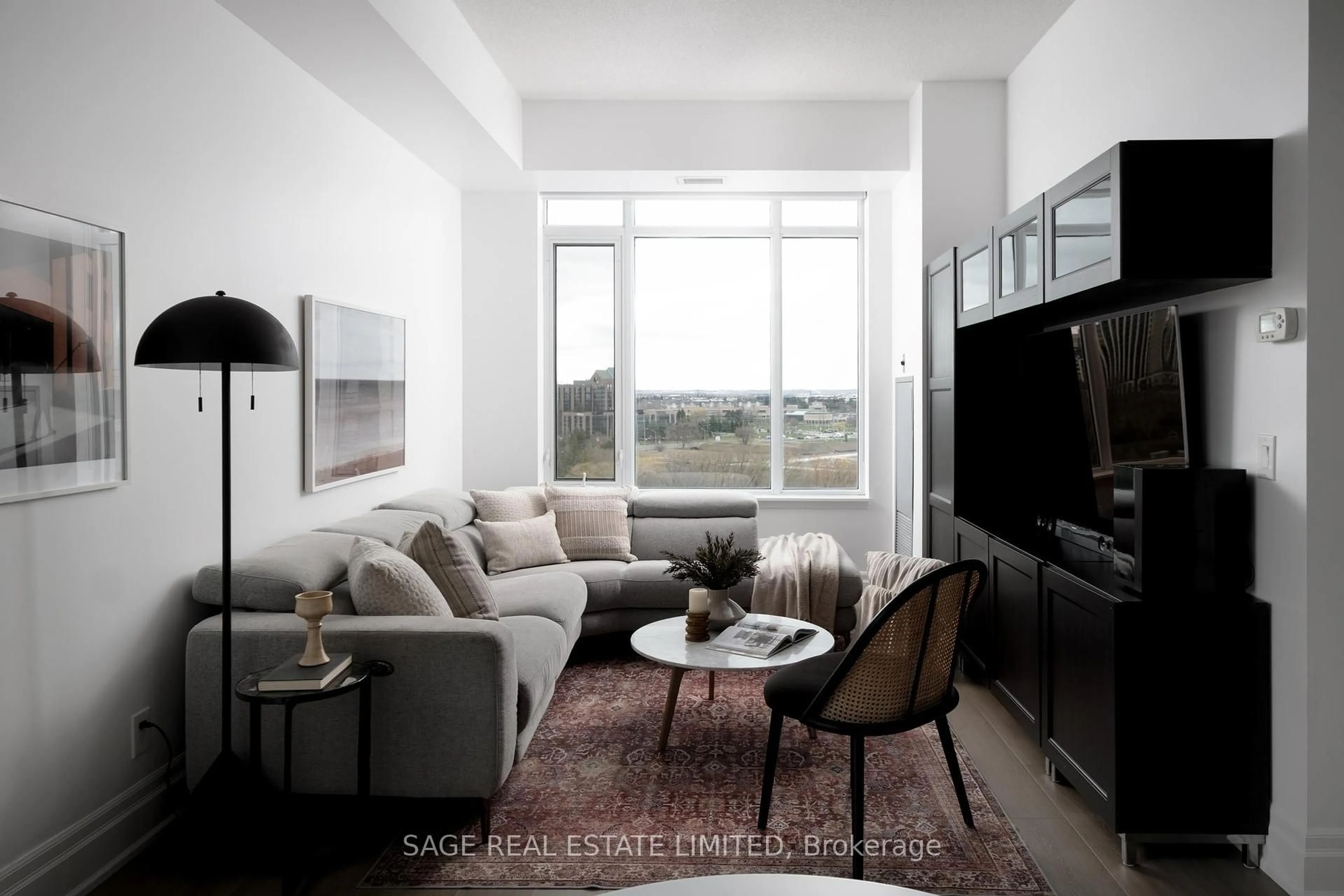 Living room with furniture, unknown for 131 Upper Duke Cres #1007, Markham Ontario L6G 0C9