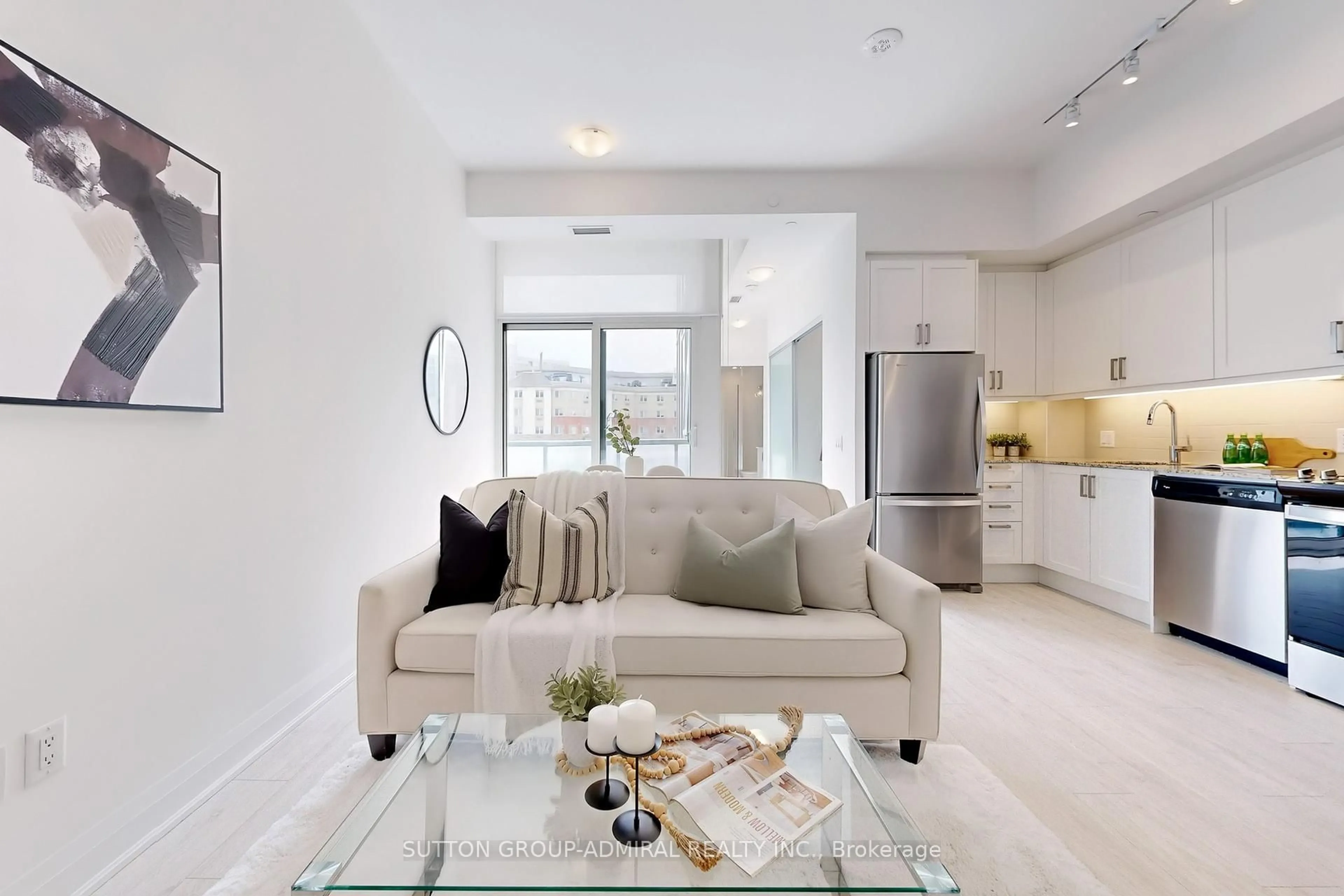 Living room with furniture, unknown for 10 Gatineau Dr #202, Vaughan Ontario L4J 0L2