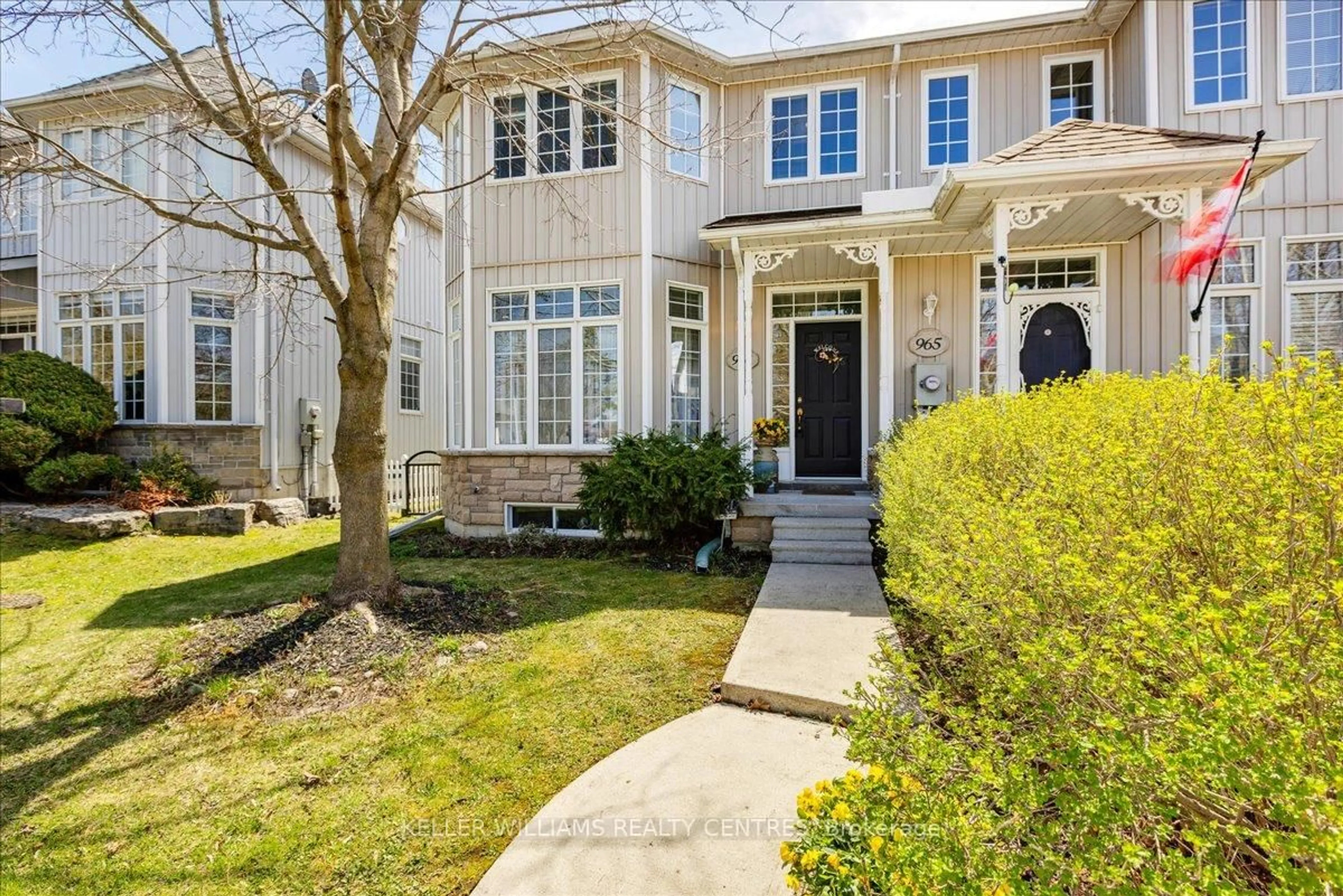 Home with vinyl exterior material, street for 967 Lake Dr, Georgina Ontario L0E 1L0