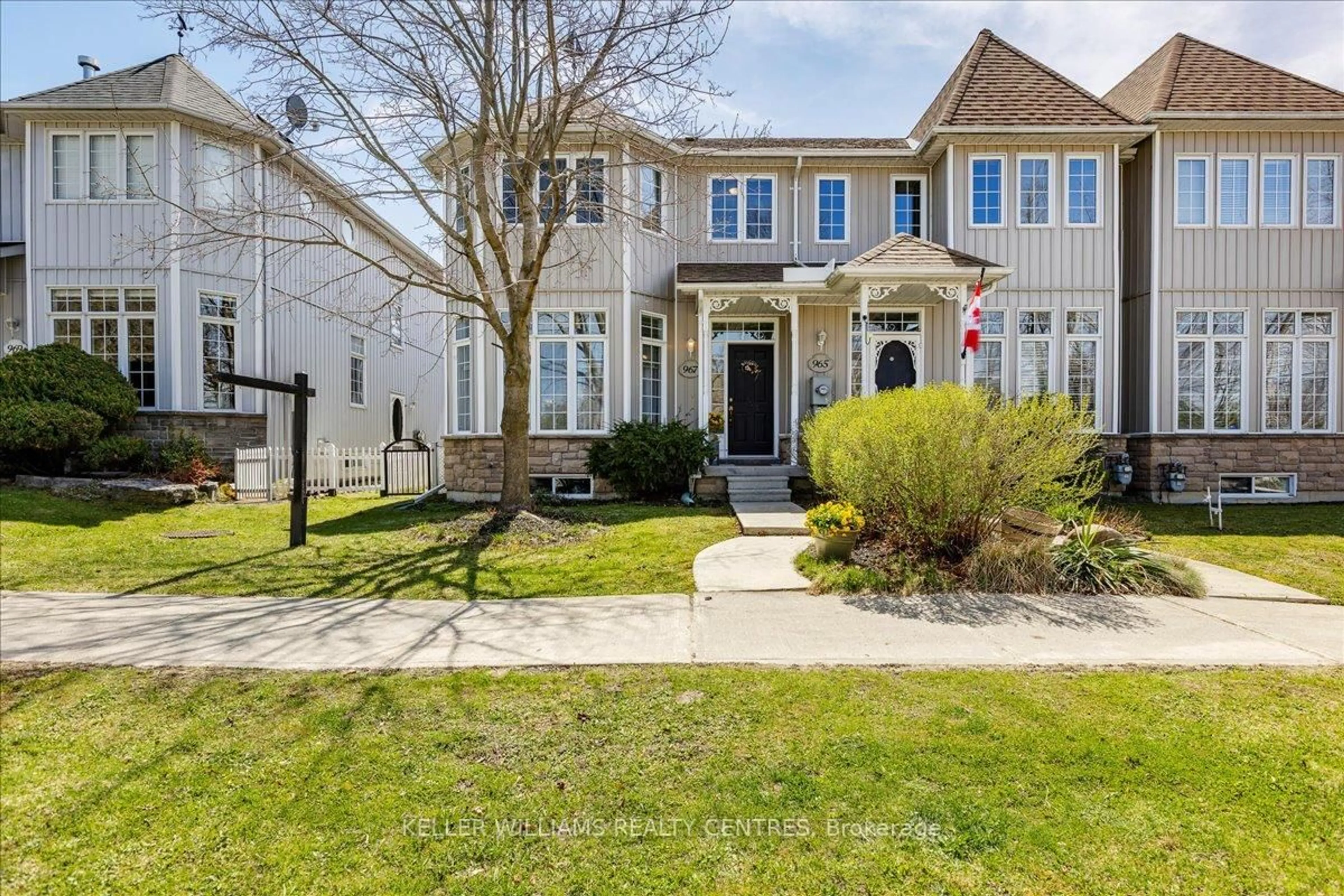 Home with vinyl exterior material, street for 967 Lake Dr, Georgina Ontario L0E 1L0