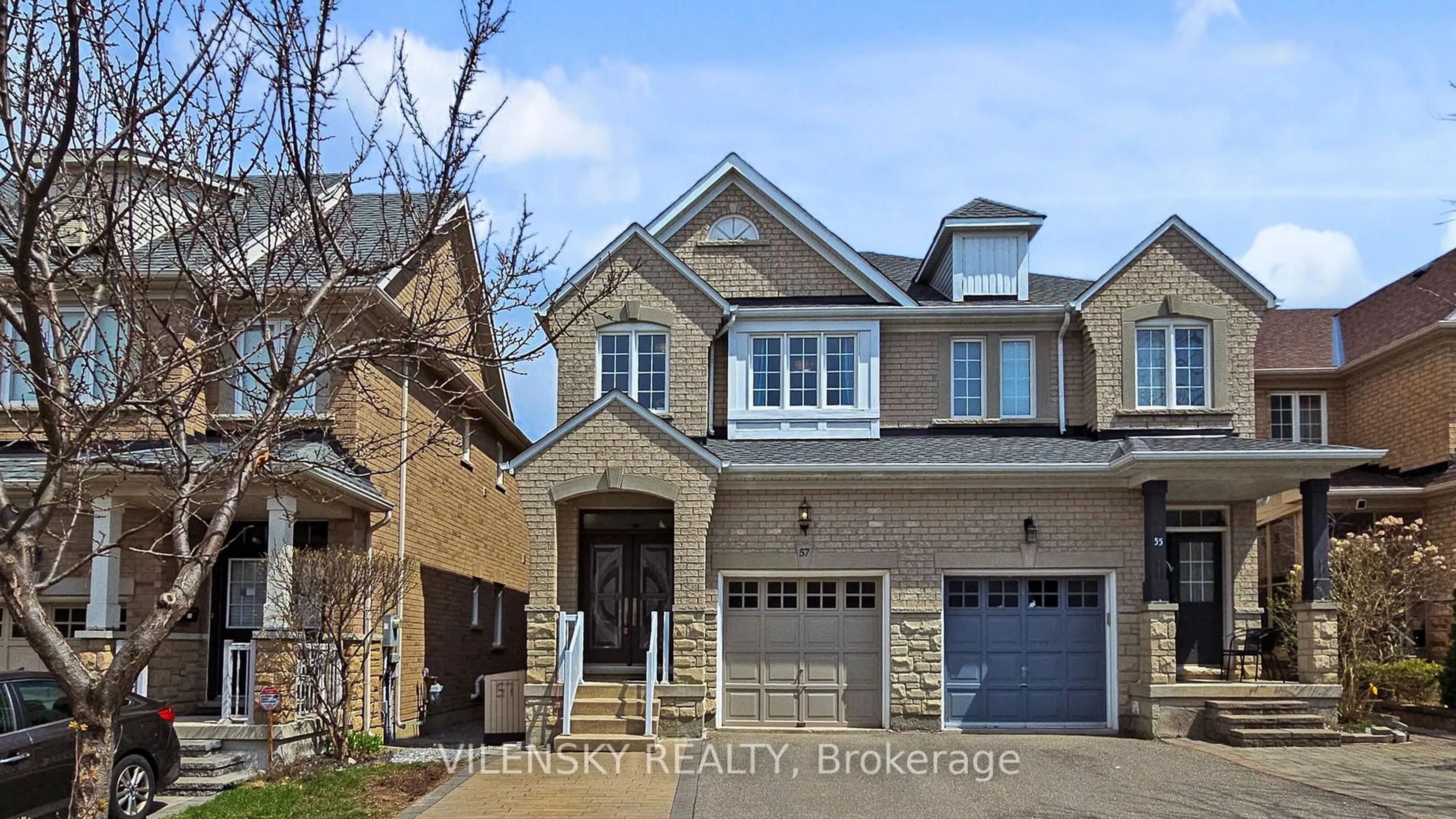 Home with brick exterior material, street for 57 Landwood Ave, Vaughan Ontario L4J 0B9