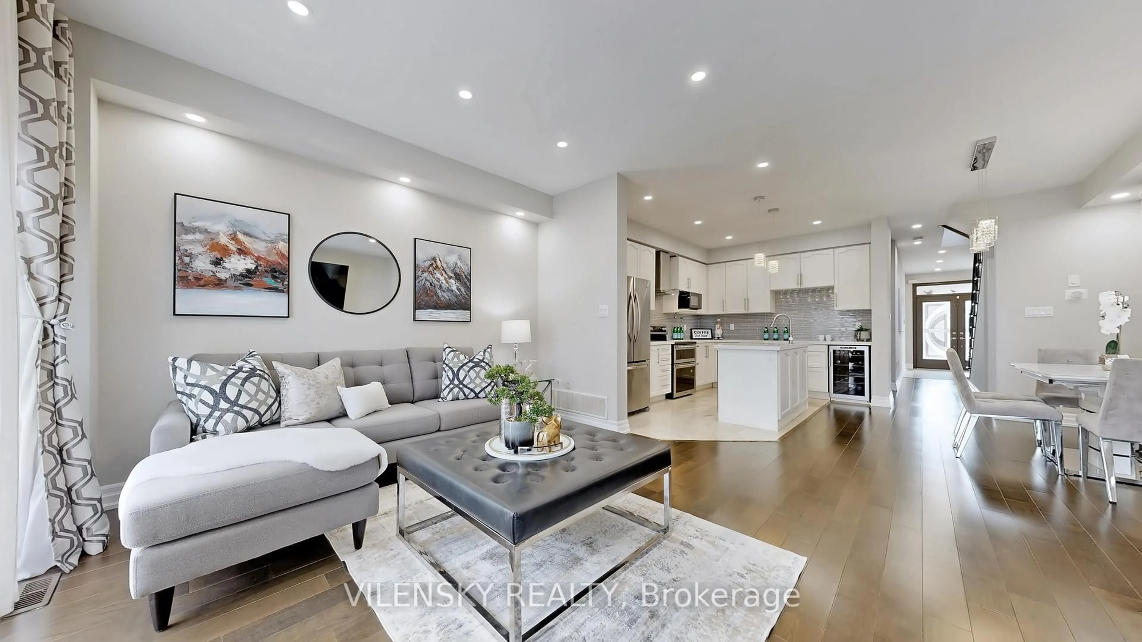 Living room with furniture, unknown for 57 Landwood Ave, Vaughan Ontario L4J 0B9