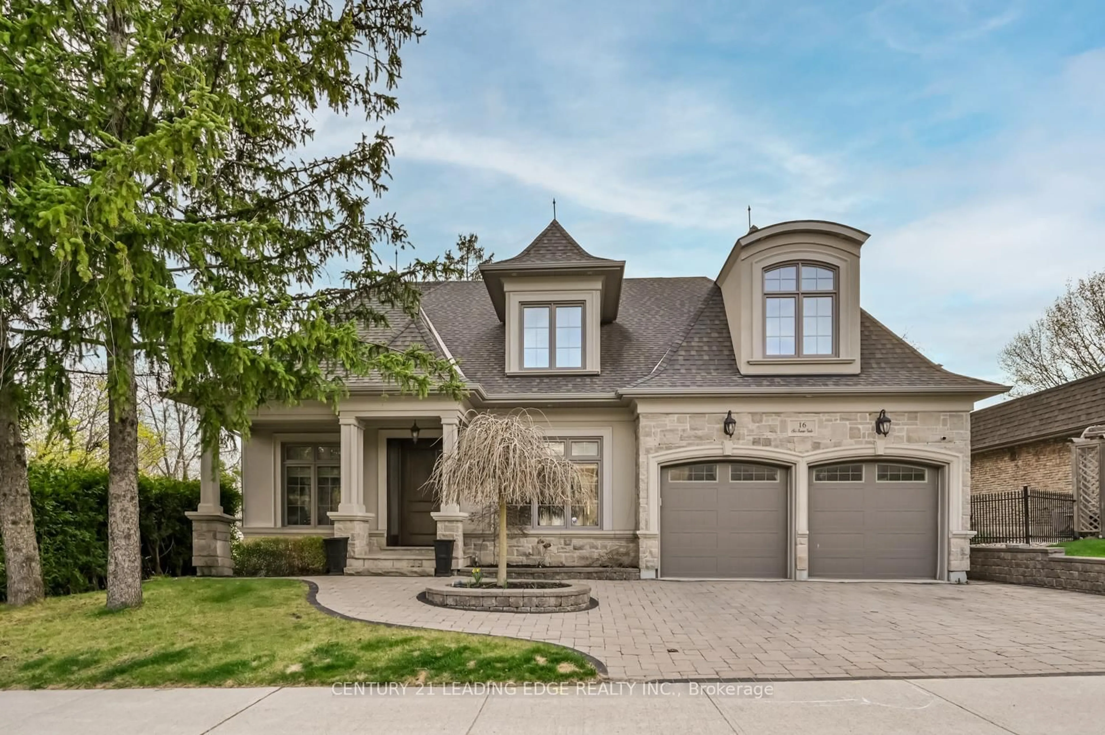 Home with brick exterior material, street for 16 Sir Isaac Gate, Markham Ontario L3P 3N8
