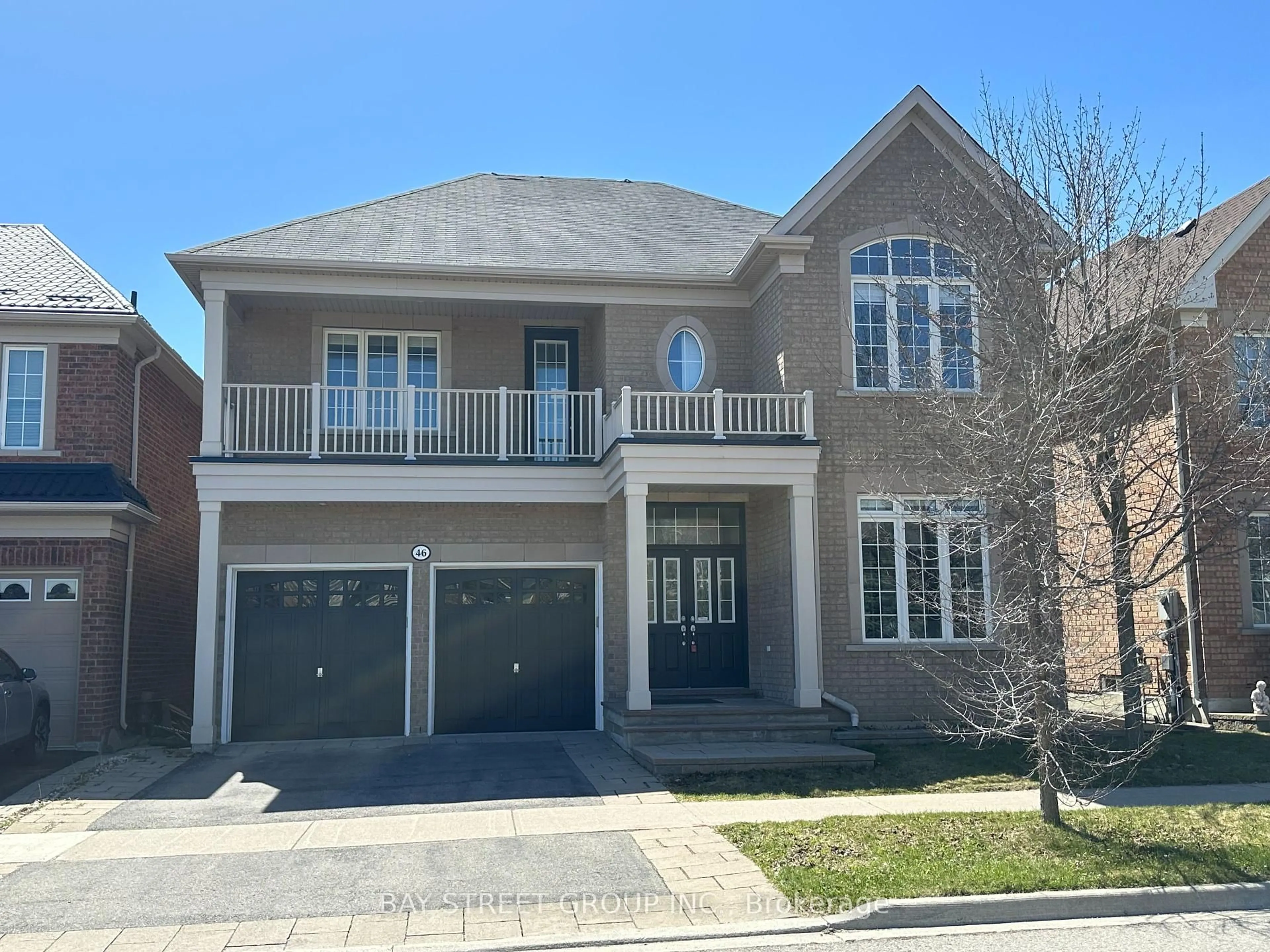 Home with brick exterior material, street for 46 Serano Cres, Richmond Hill Ontario L4E 0R8