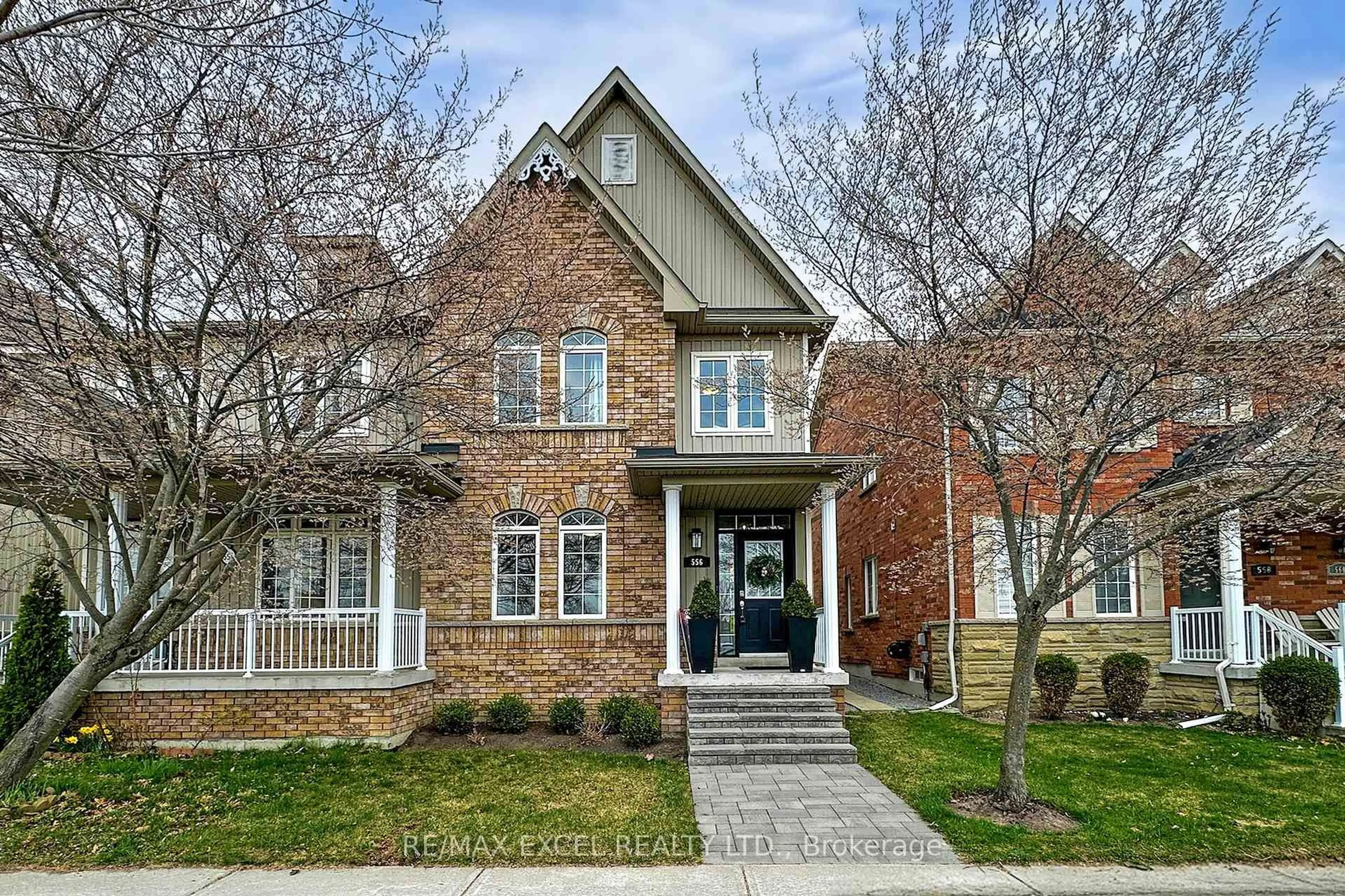 Home with brick exterior material, street for 556 Country Glen Rd, Markham Ontario L6B 1E8