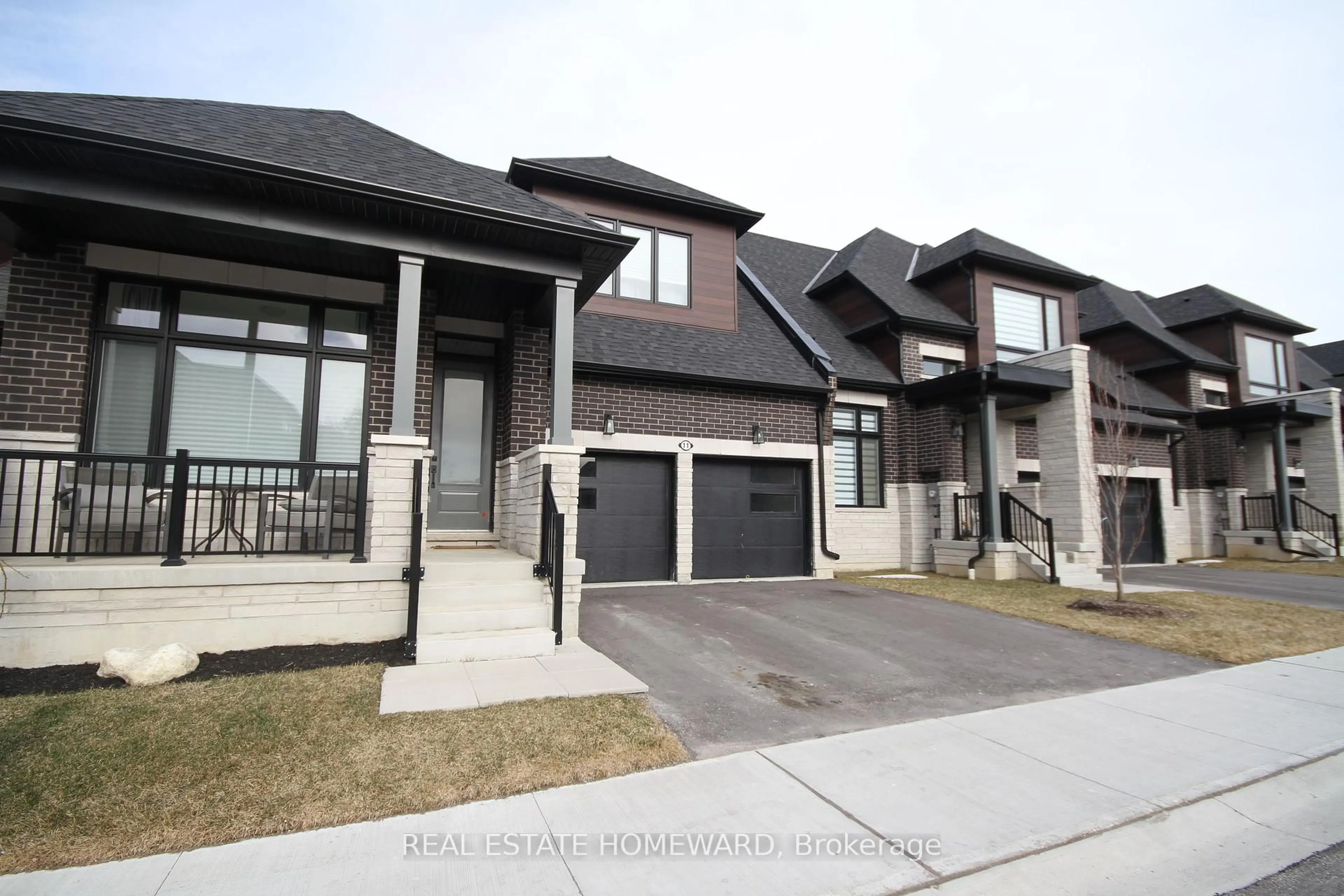 Home with brick exterior material, street for 11 Lois Torrance Tr, Uxbridge Ontario L9P 0R9