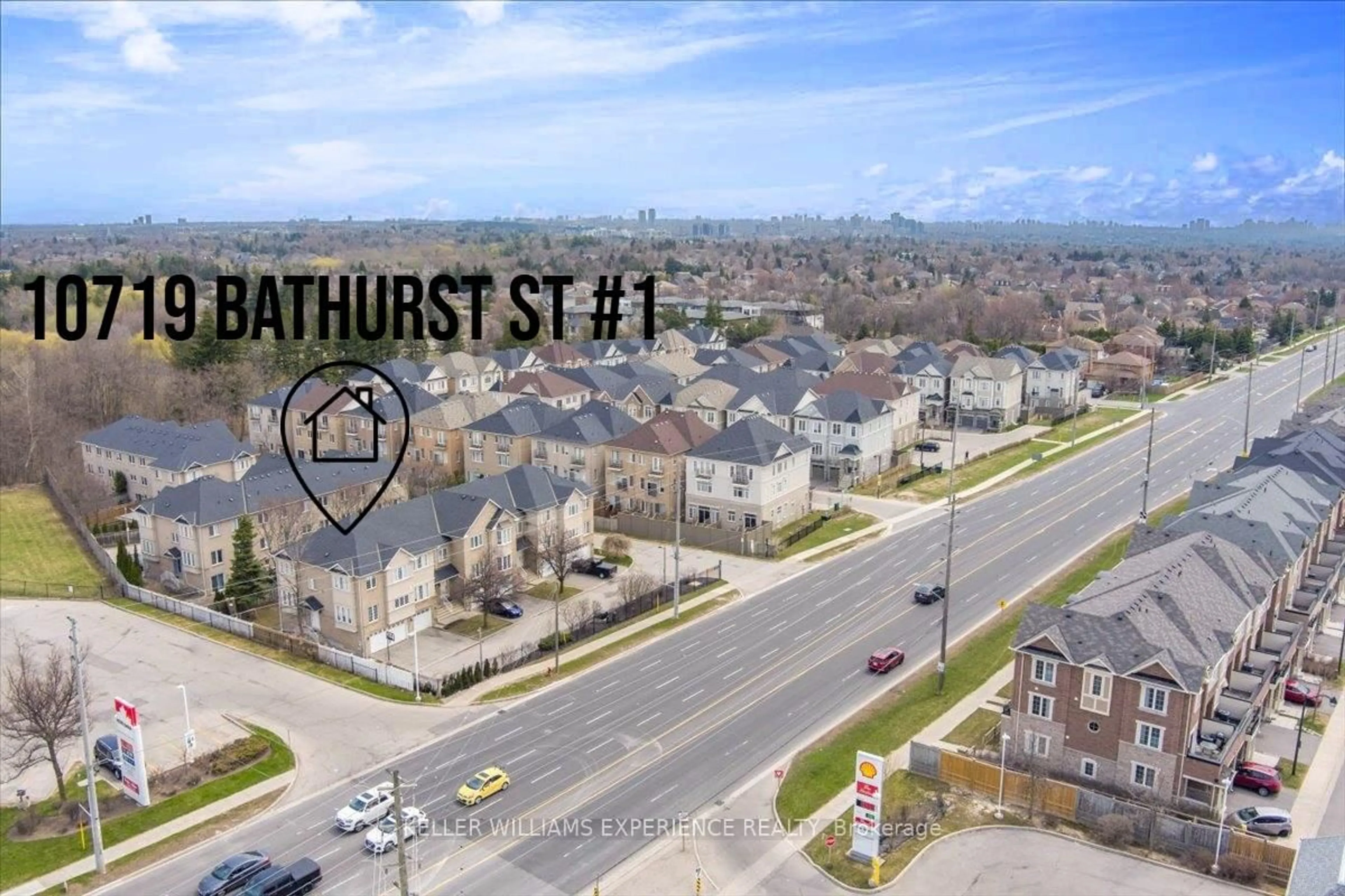 A pic from outside/outdoor area/front of a property/back of a property/a pic from drone, street for 10719 Bathurst St #1, Richmond Hill Ontario L4C 0N3