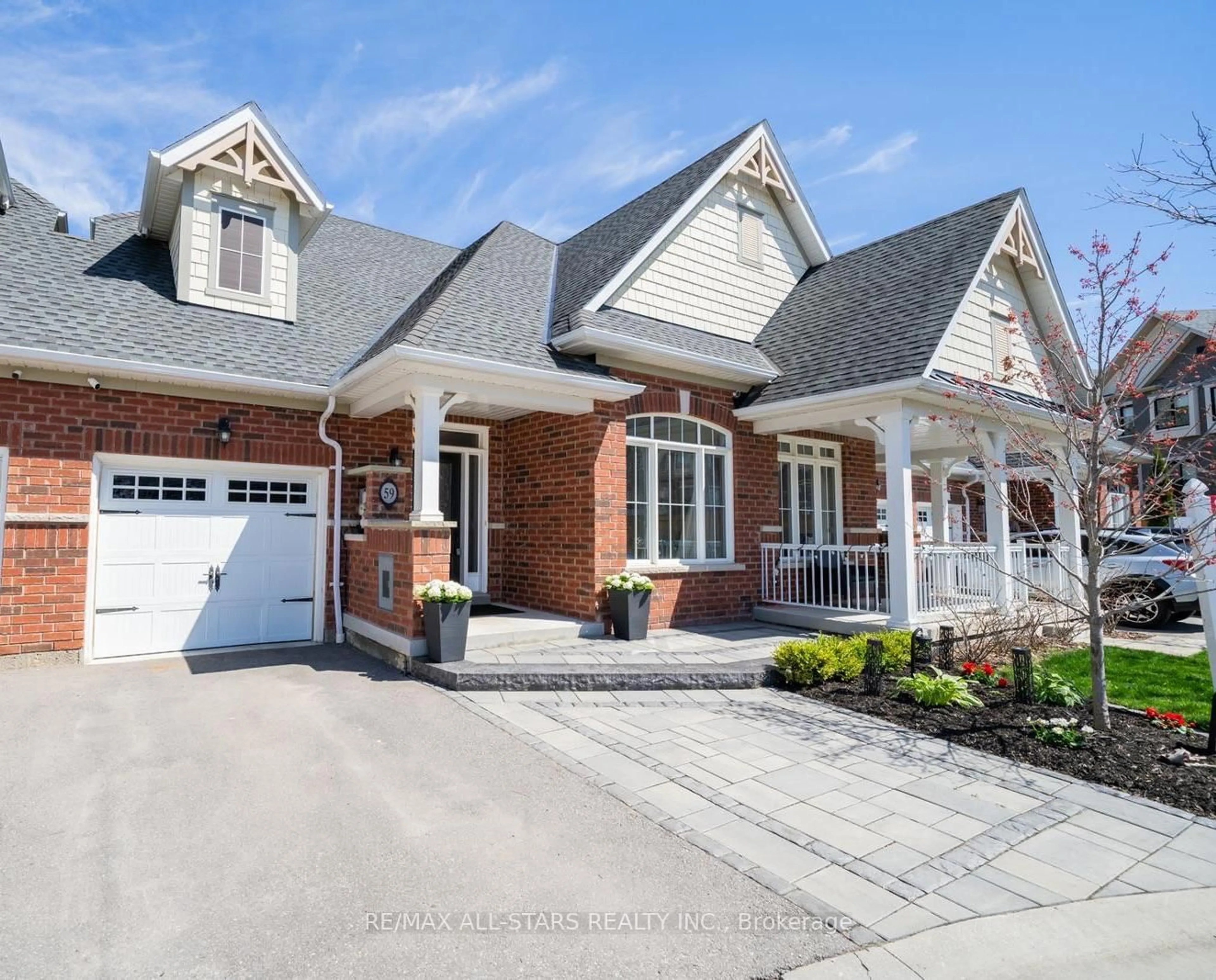 Home with brick exterior material, street for 59 Crow's Nest Way, Whitchurch-Stouffville Ontario L4A 0T1