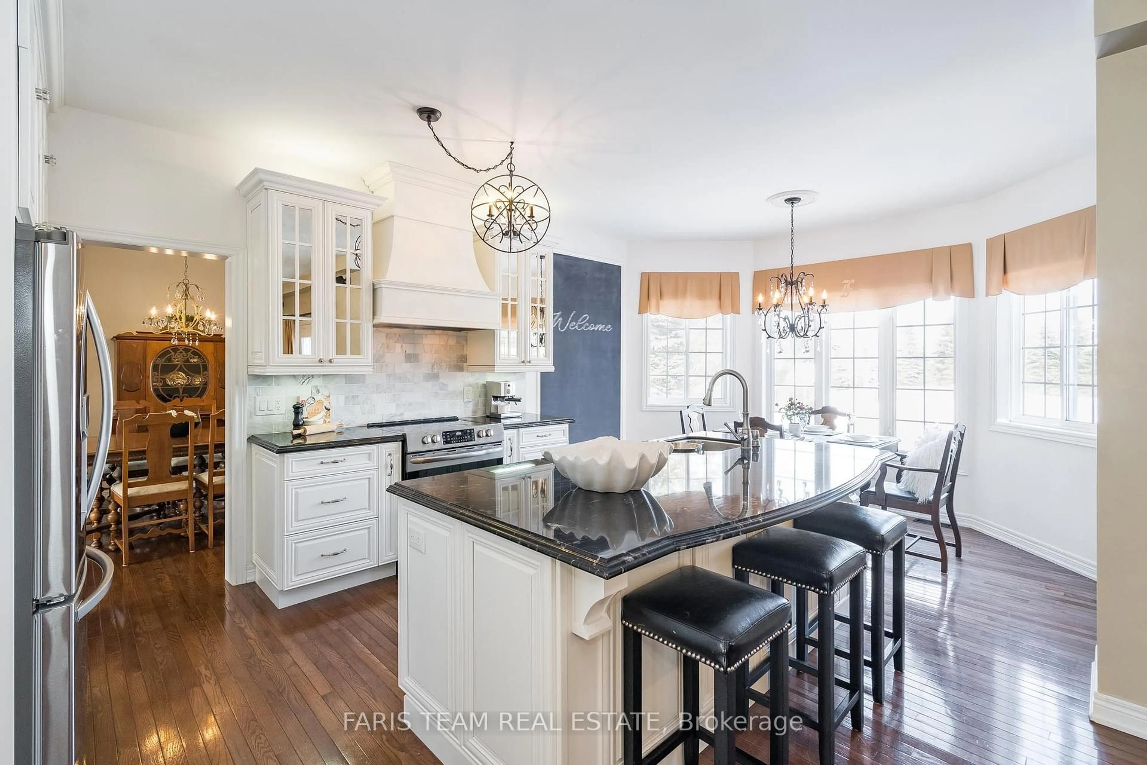 Open concept kitchen, ceramic/tile floor for 101 Davis Tr, Essa Ontario L0L 2N0