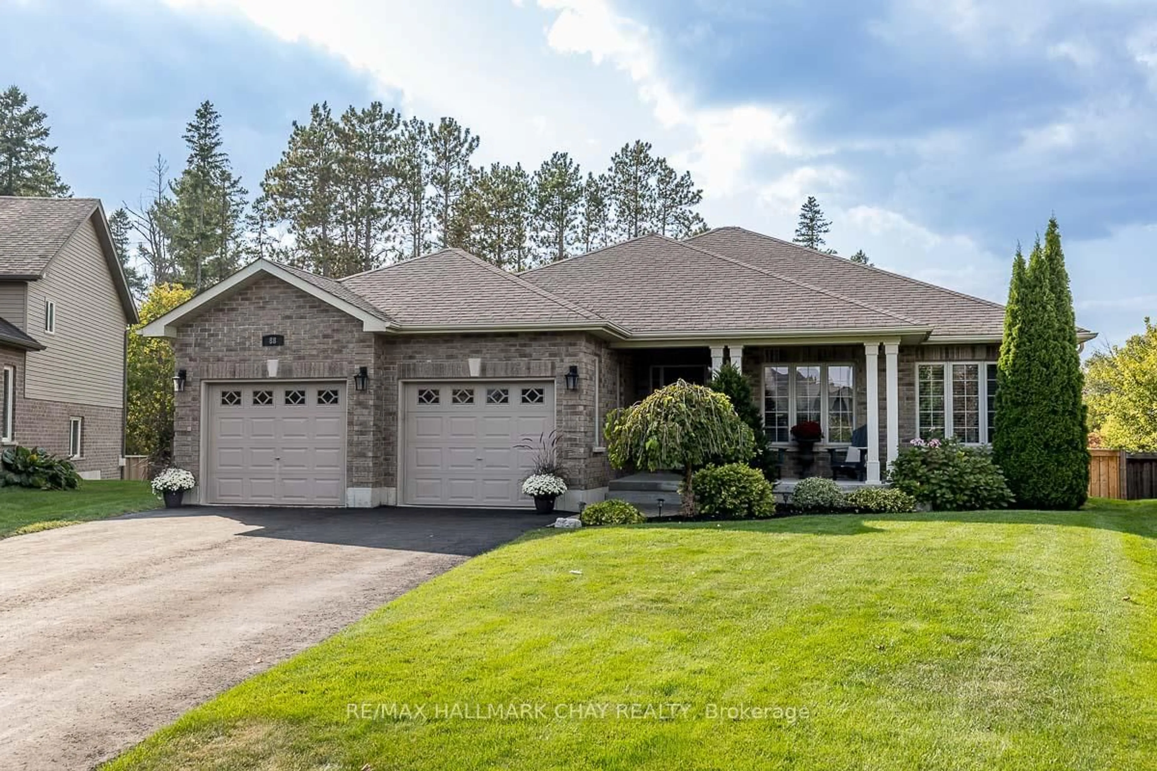 Home with brick exterior material, street for 88 Brownley Lane, Essa Ontario L0M 1B0