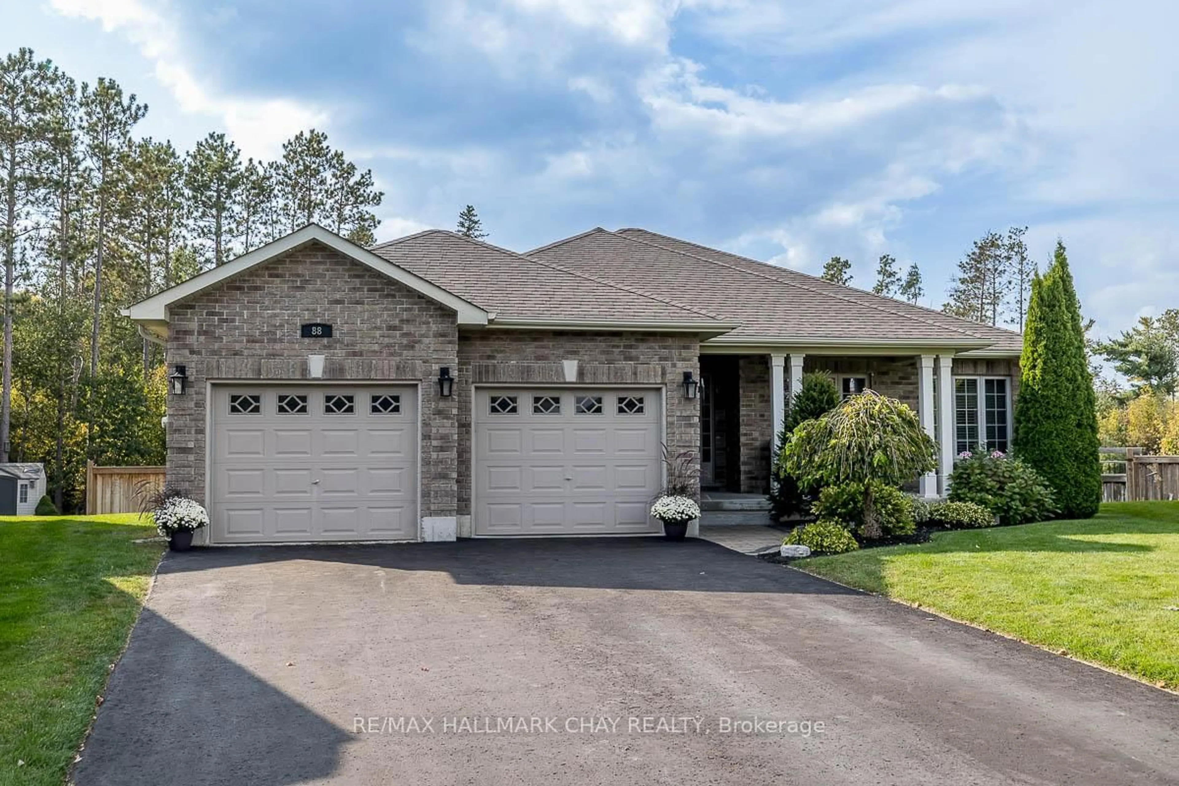 Home with brick exterior material, street for 88 Brownley Lane, Essa Ontario L0M 1B0