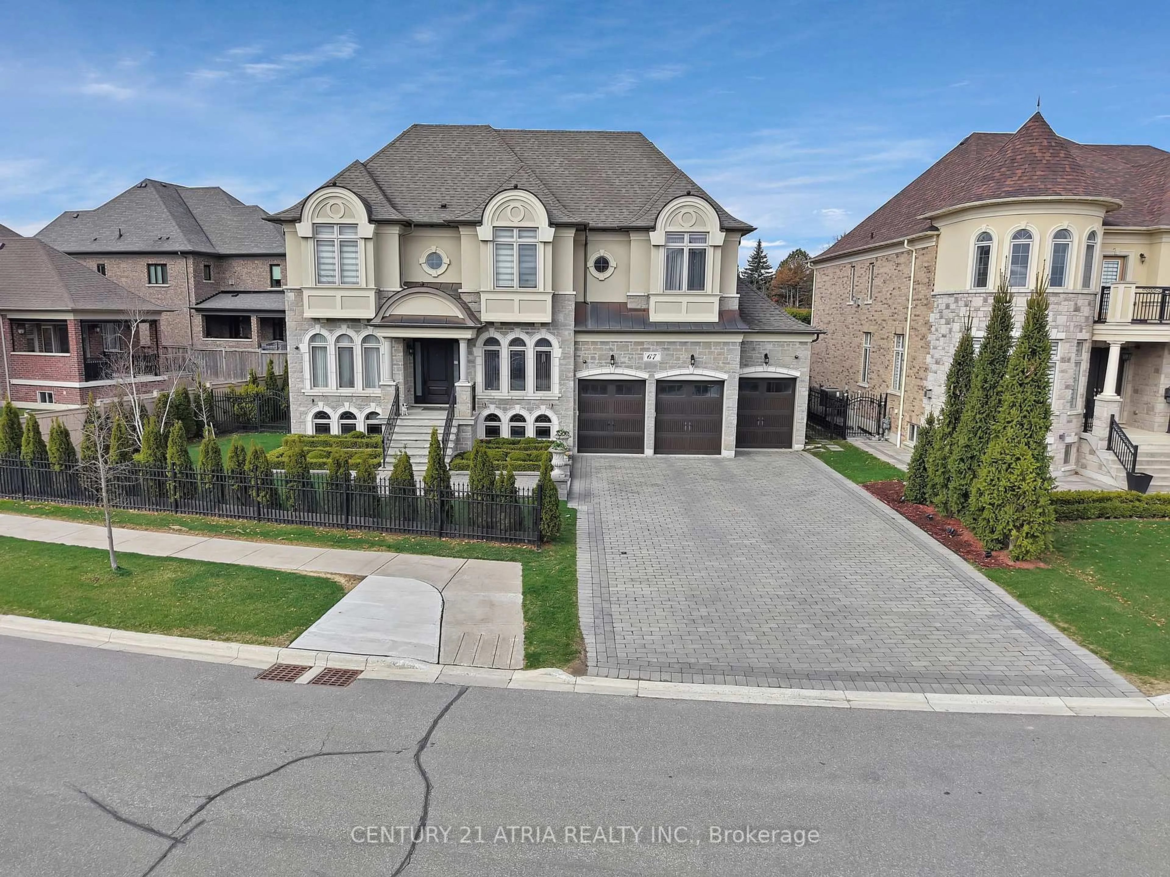 Home with brick exterior material, street for 67 Langdon Dr, King Ontario L7B 0M1