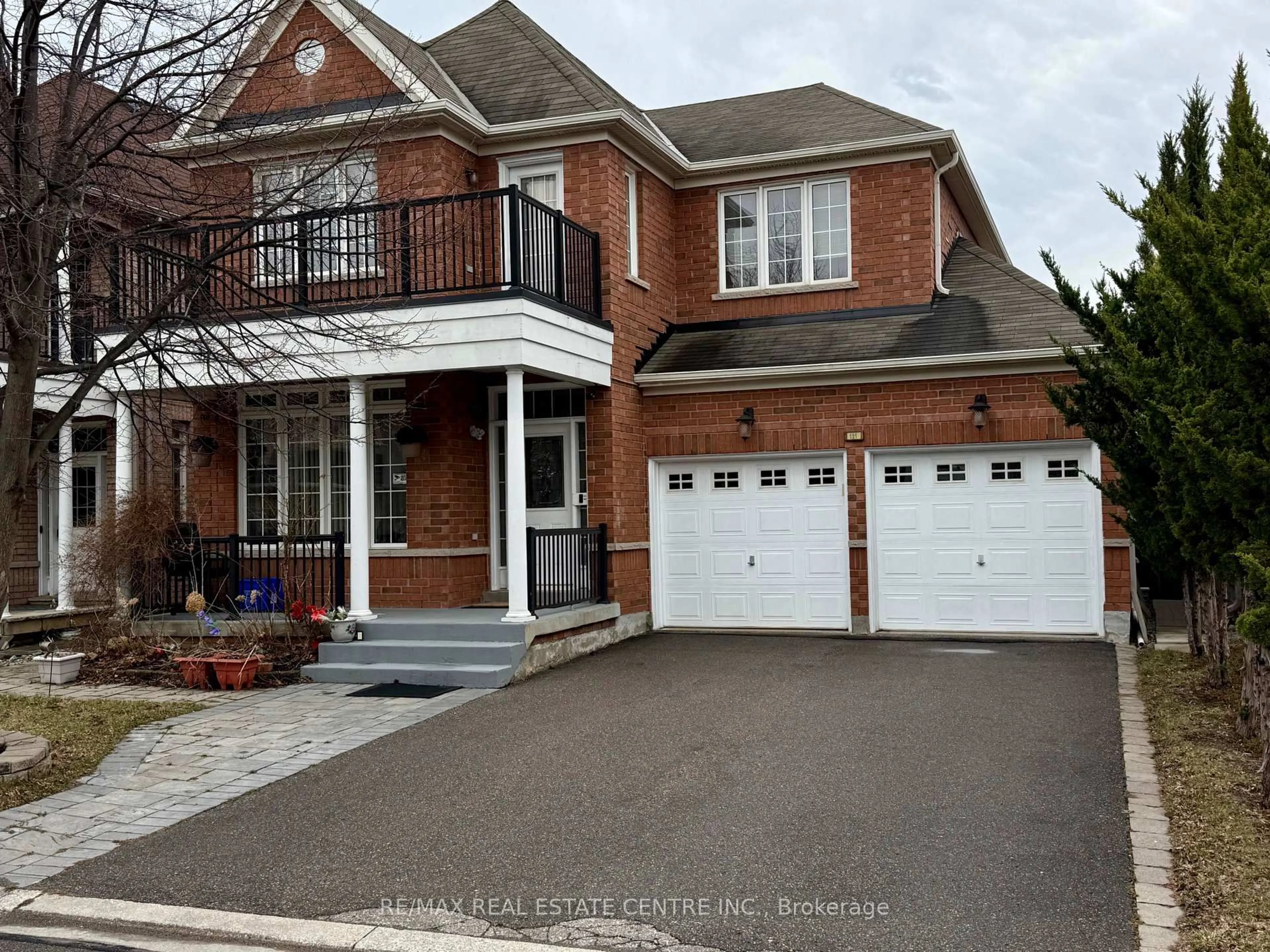 Home with brick exterior material, street for 121 Stonechurch Cres, Markham Ontario L6B 0J1
