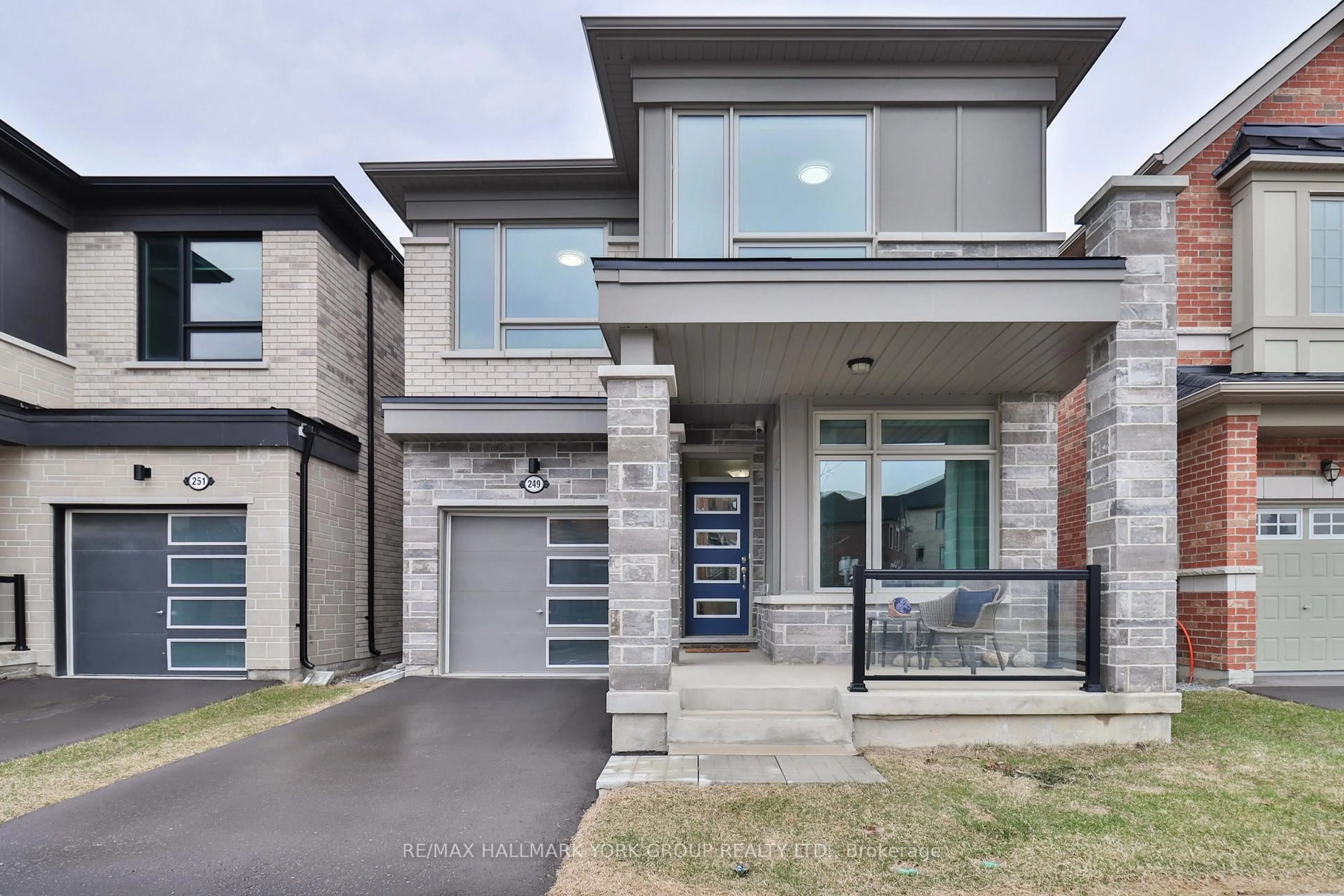 Home with brick exterior material, street for 249 Beaverbrae Dr, Markham Ontario L6C 3K6