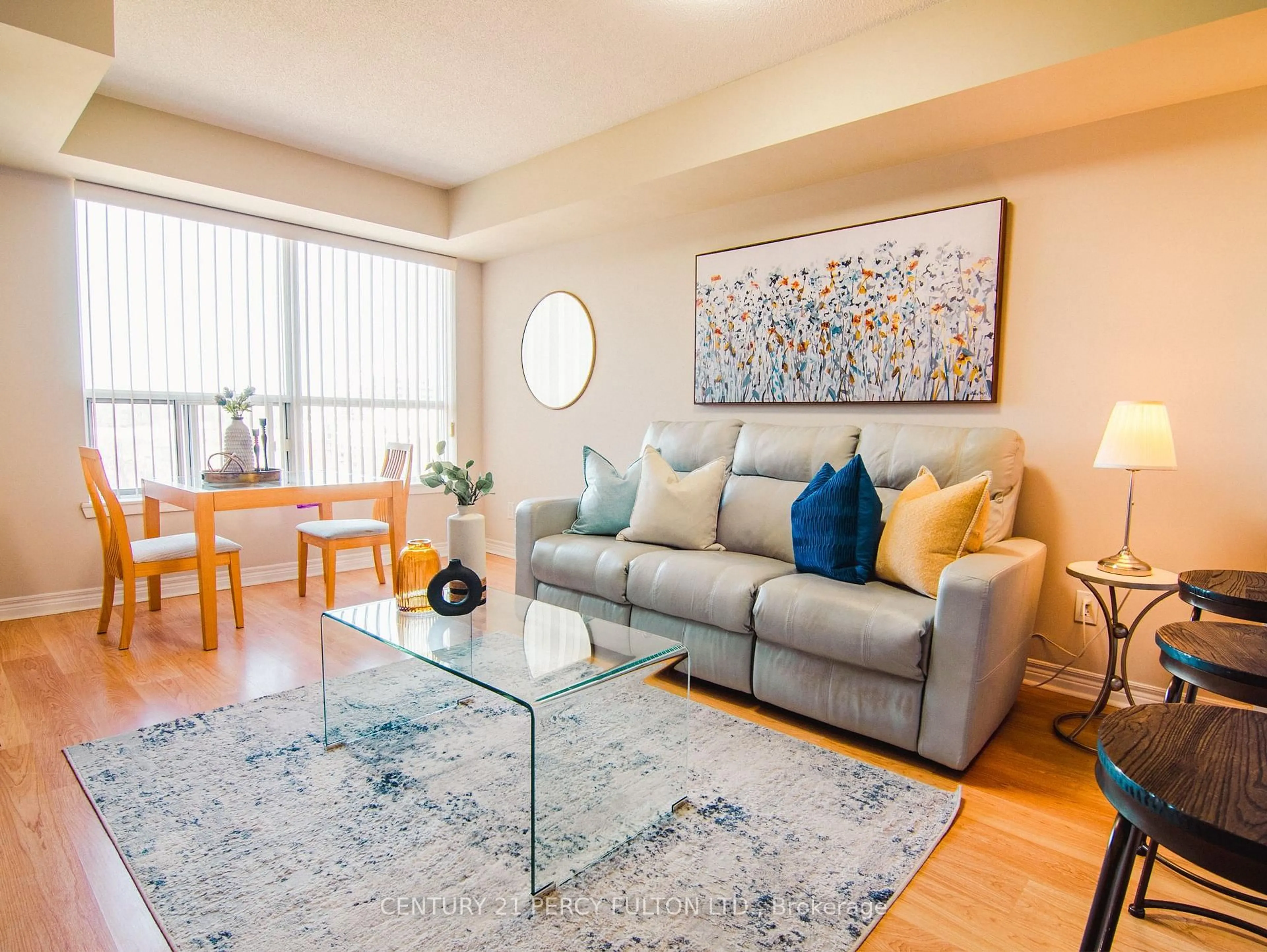 Living room with furniture, unknown for 15 North Park Rd #707, Vaughan Ontario L4J 0A1