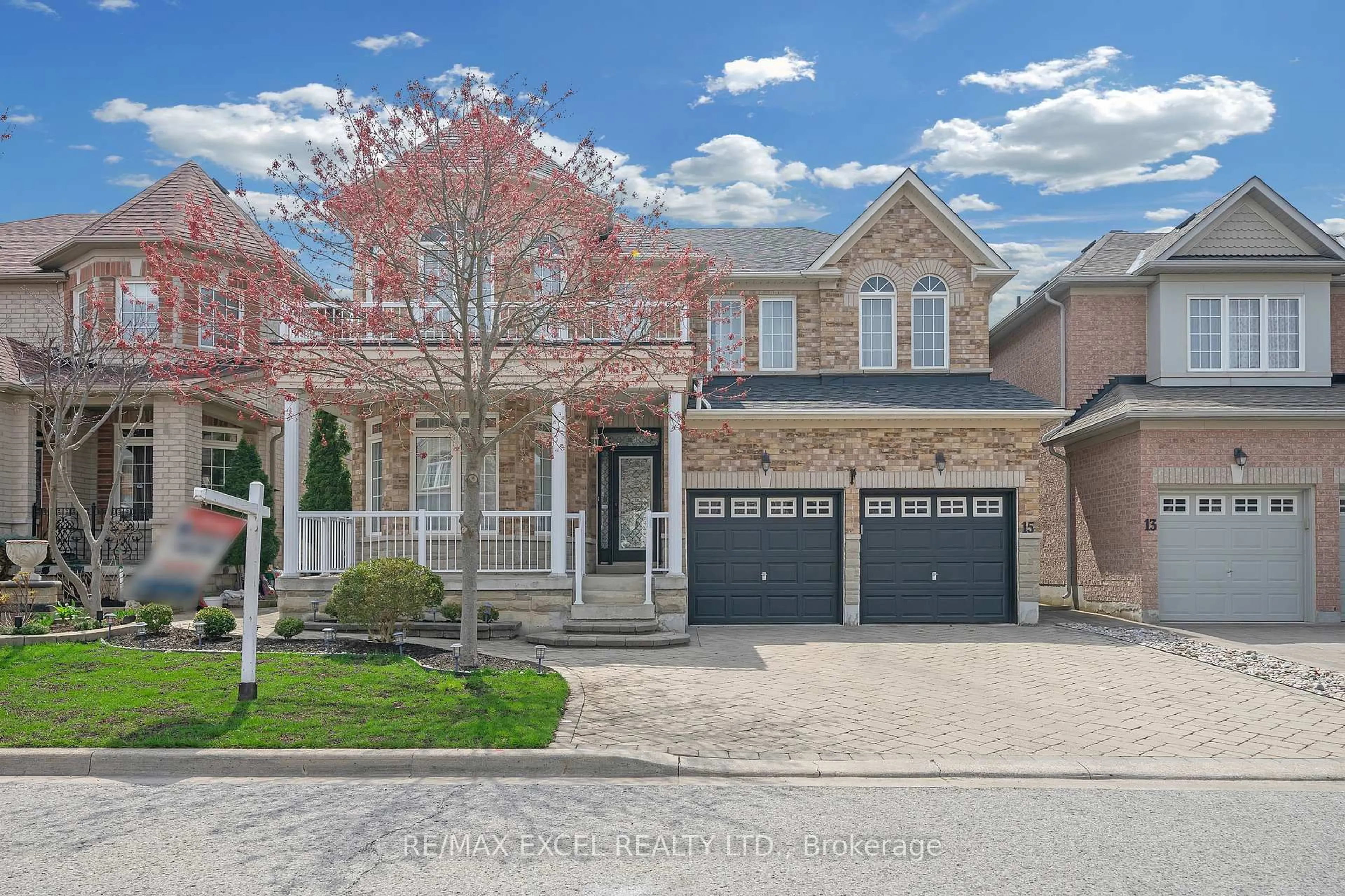 Home with brick exterior material, street for 15 Hawksbury Rd, Markham Ontario L6E 1G9
