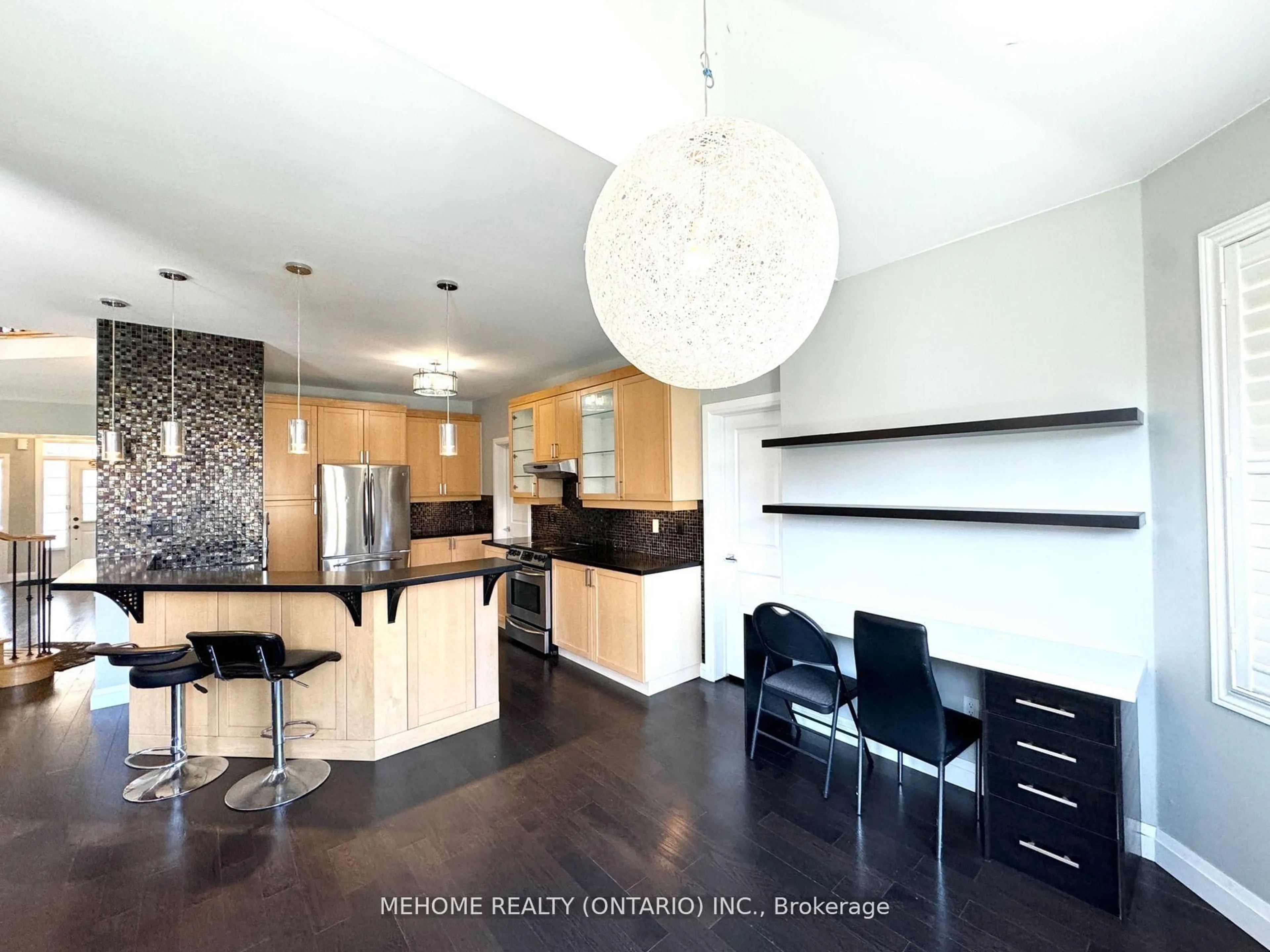 Contemporary kitchen, ceramic/tile floor for 9 Ridgecrest Rd, Markham Ontario L6C 2V2
