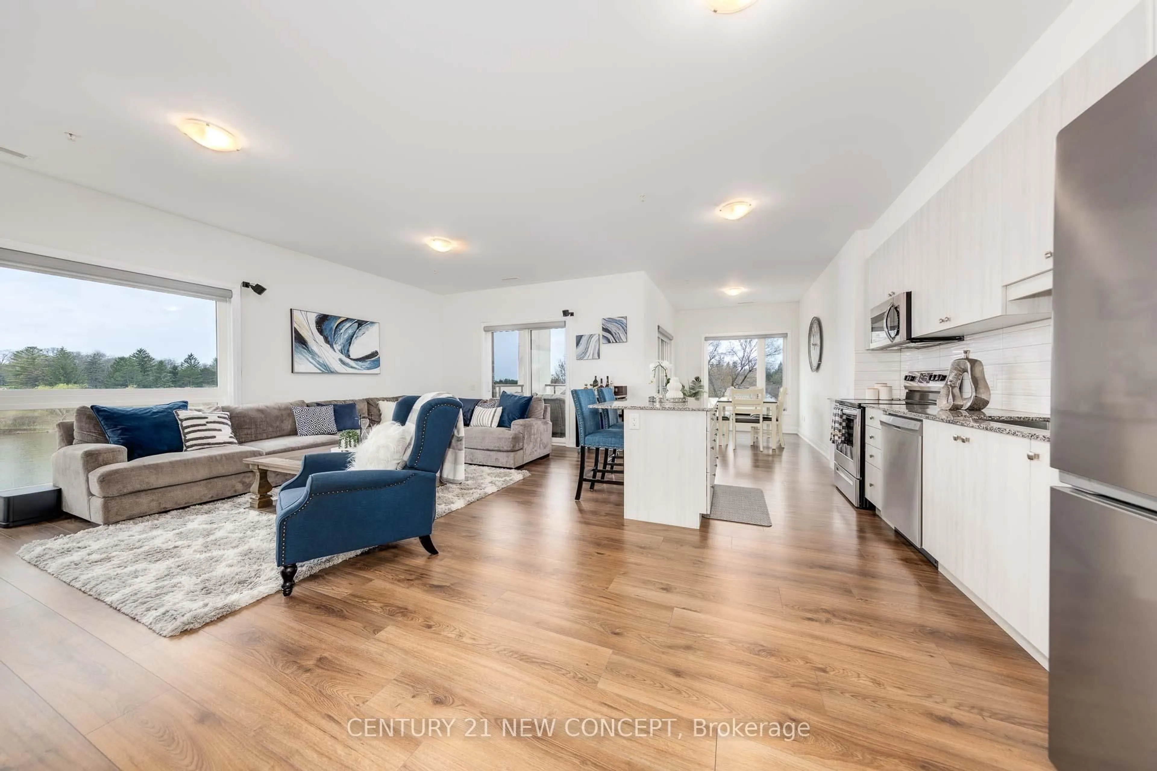 Open concept kitchen, unknown for 64 Queen St #309, New Tecumseth Ontario L0G 1W0