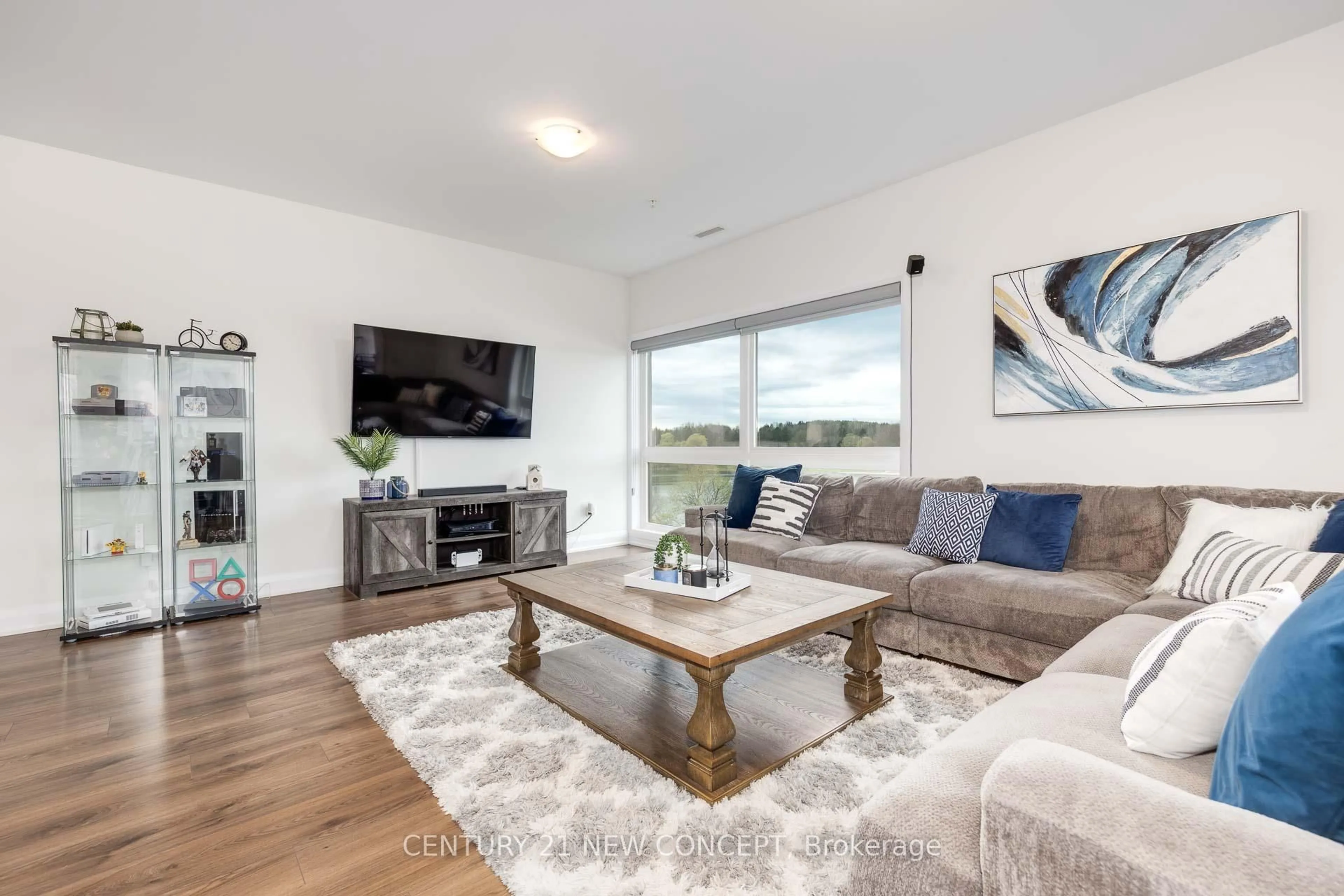 Living room with furniture, unknown for 64 Queen St #309, New Tecumseth Ontario L0G 1W0