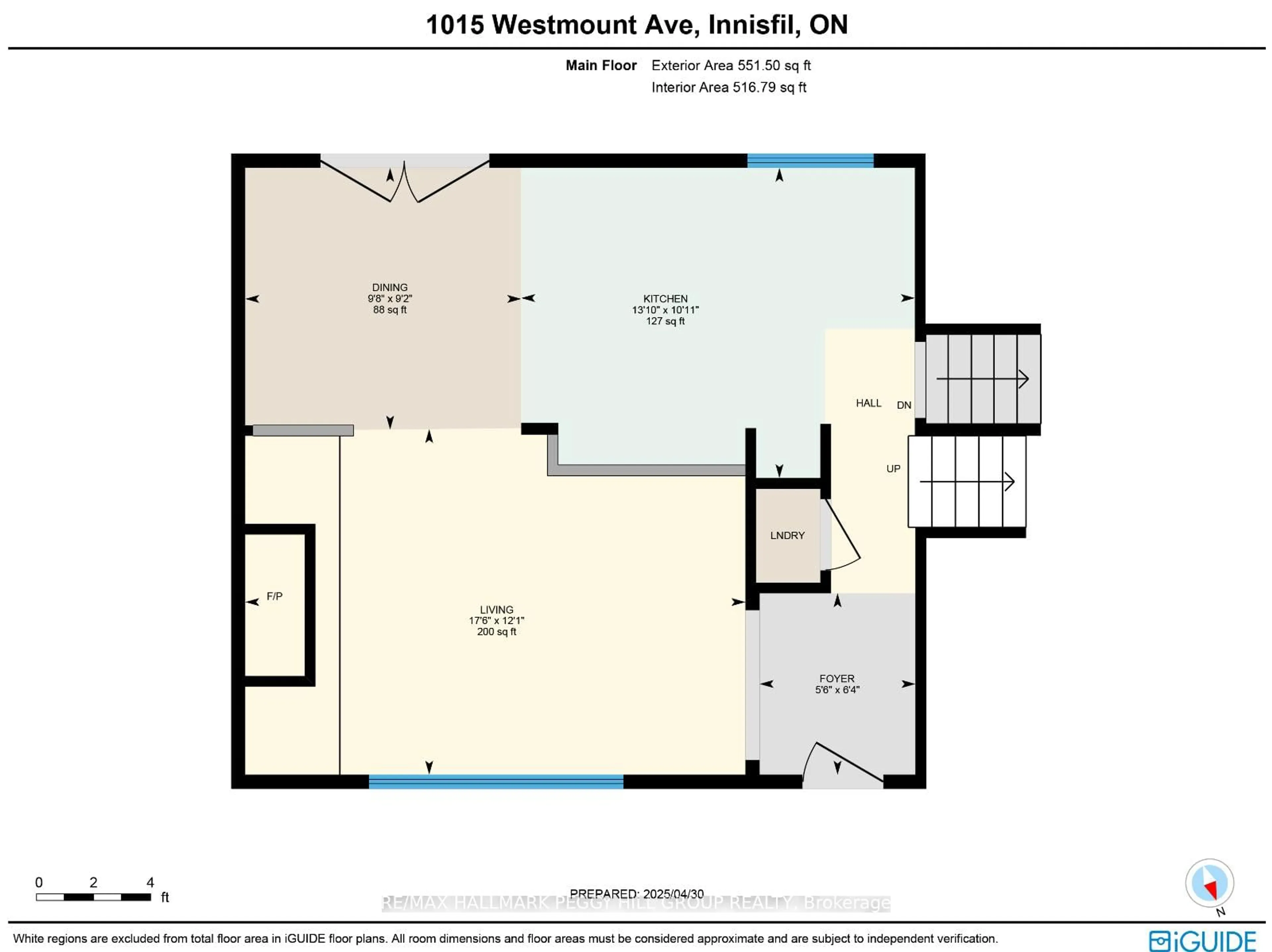 Floor plan for 1015 Westmount Ave, Innisfil Ontario L9S 1T6