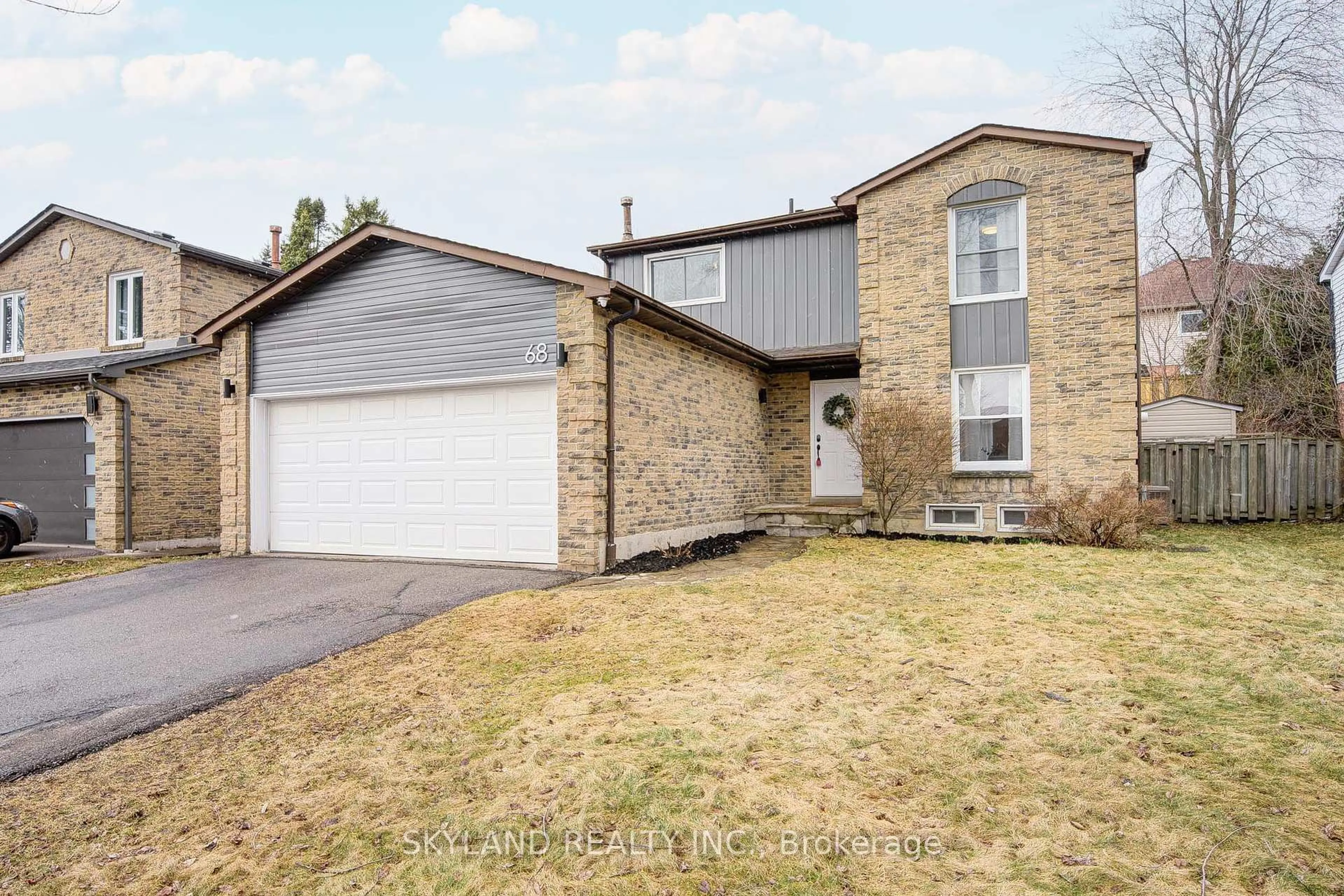 Home with brick exterior material, street for 68 Batson Dr, Aurora Ontario L4G 3P8