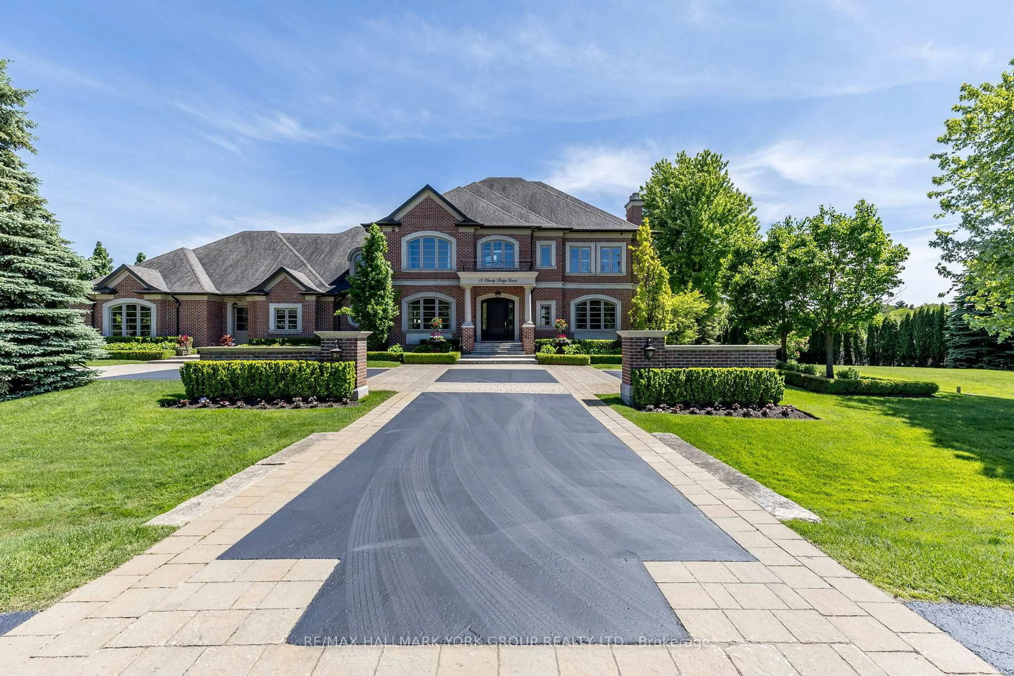 Home with brick exterior material, street for 12 Sandy Ridge Crt, Whitchurch-Stouffville Ontario L4A 2L4