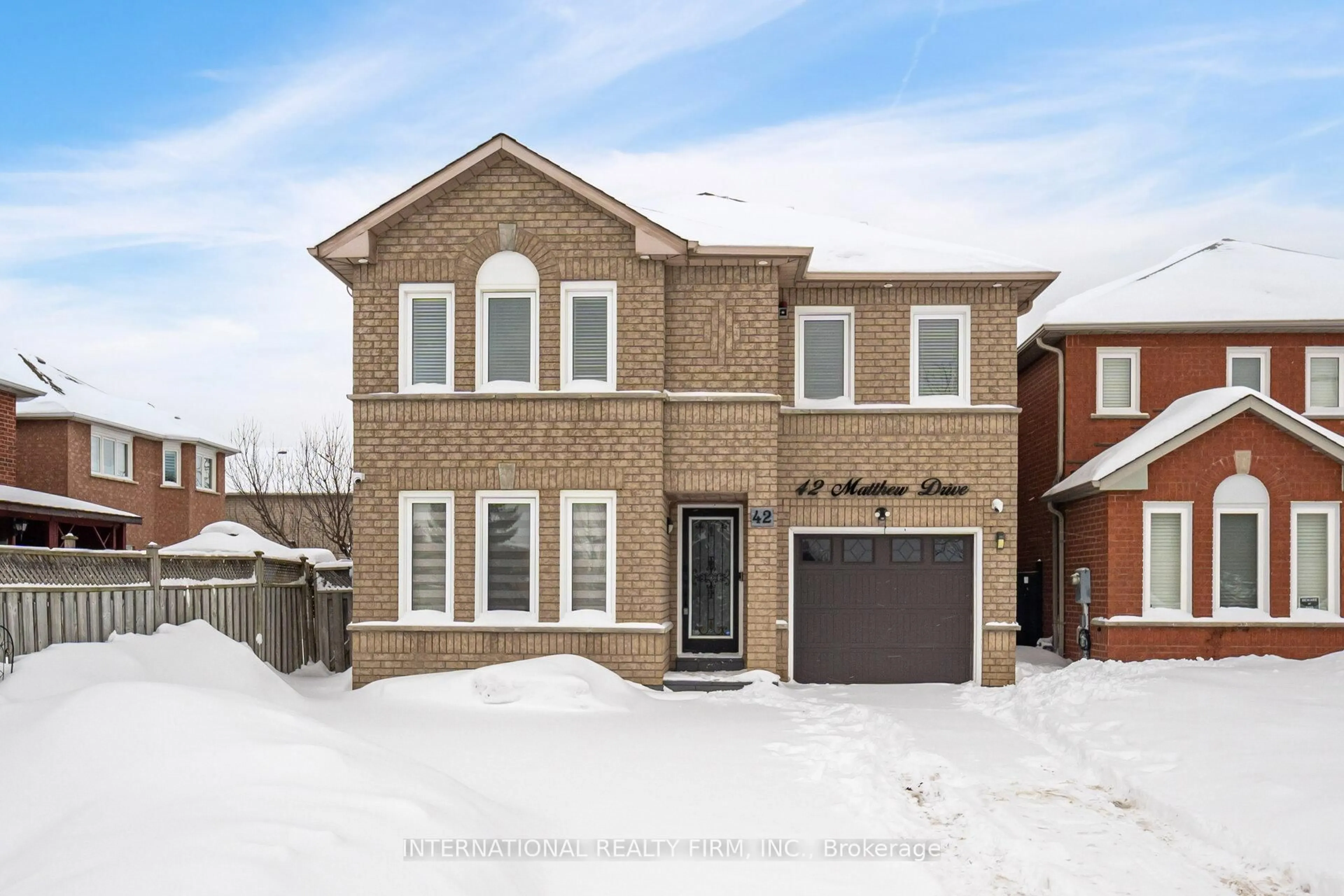 Home with brick exterior material, street for 42 Matthew Dr, Vaughan Ontario L4L 9B4