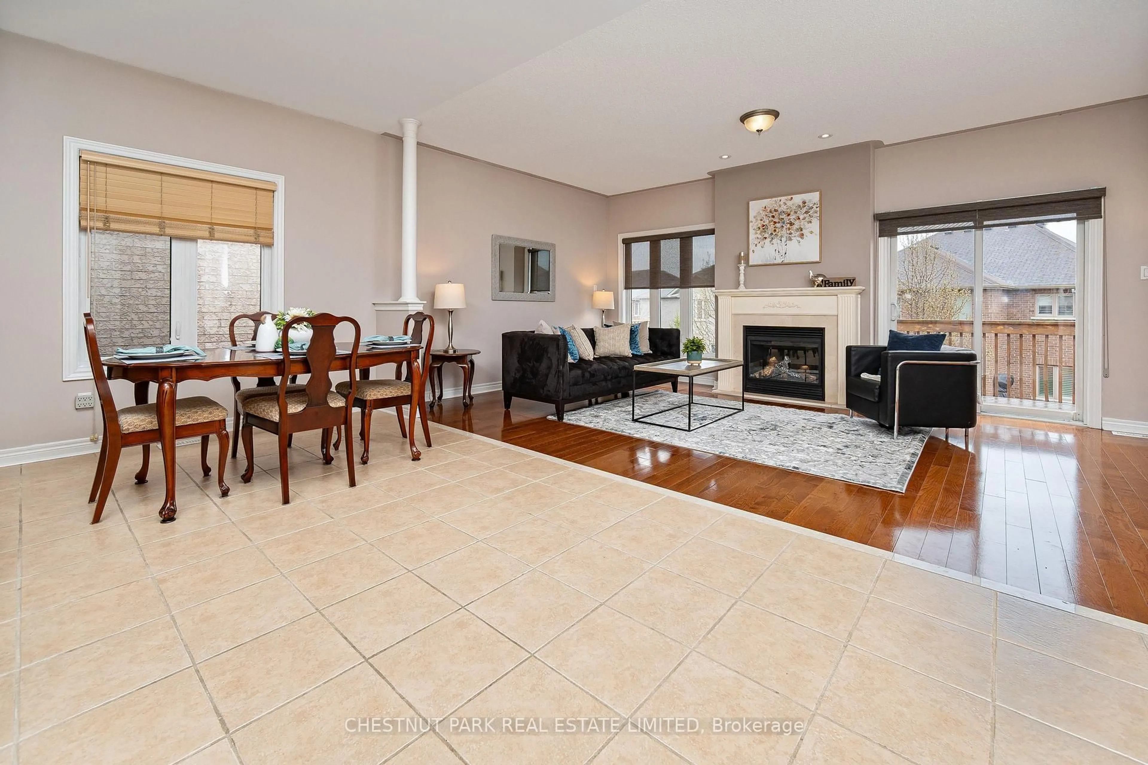 Living room with furniture, ceramic/tile floor for 174 Sawmill Valley Dr, Newmarket Ontario L3X 2V7