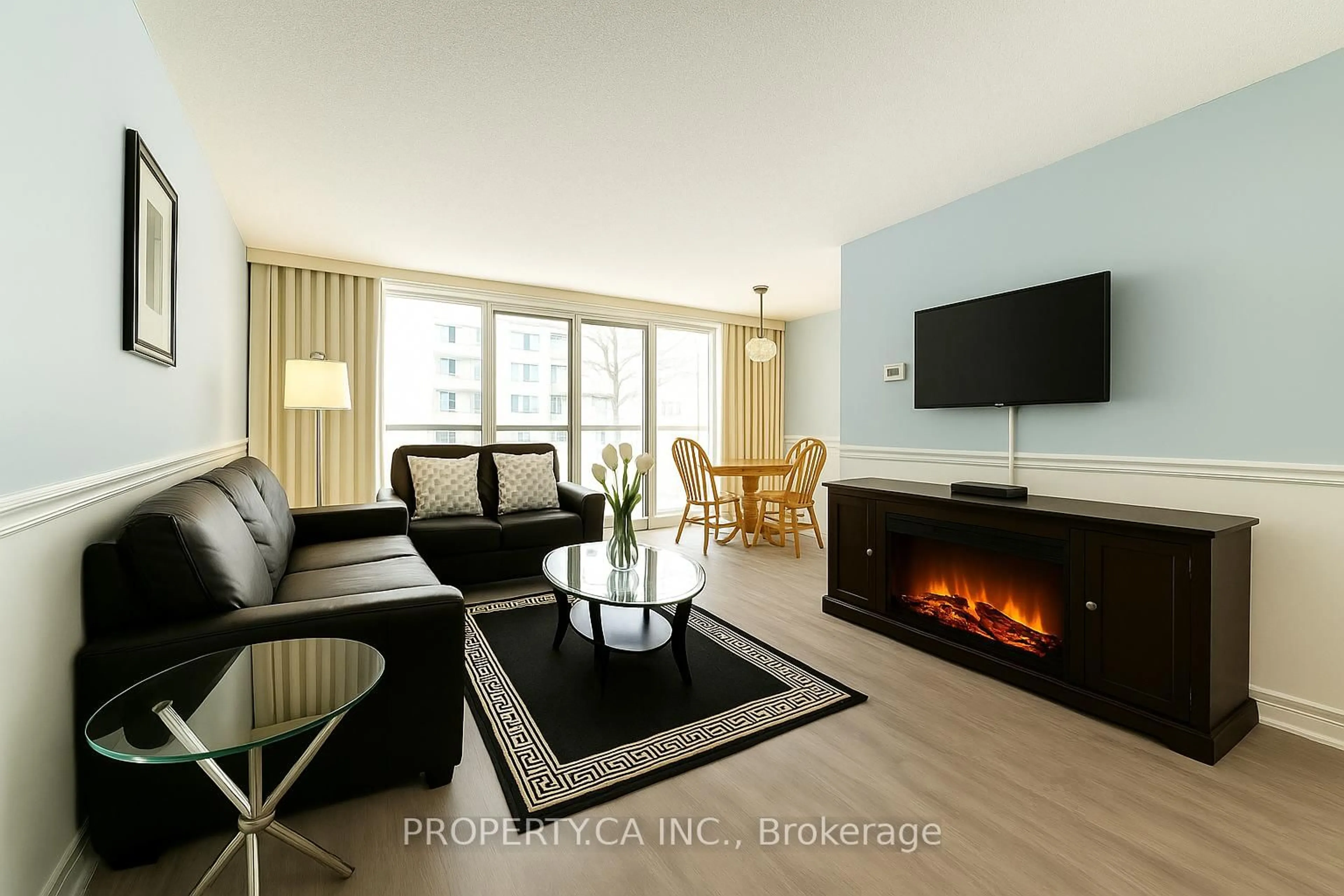Living room with furniture, unknown for 180 Dudley Ave #104, Markham Ontario L3T 4X2