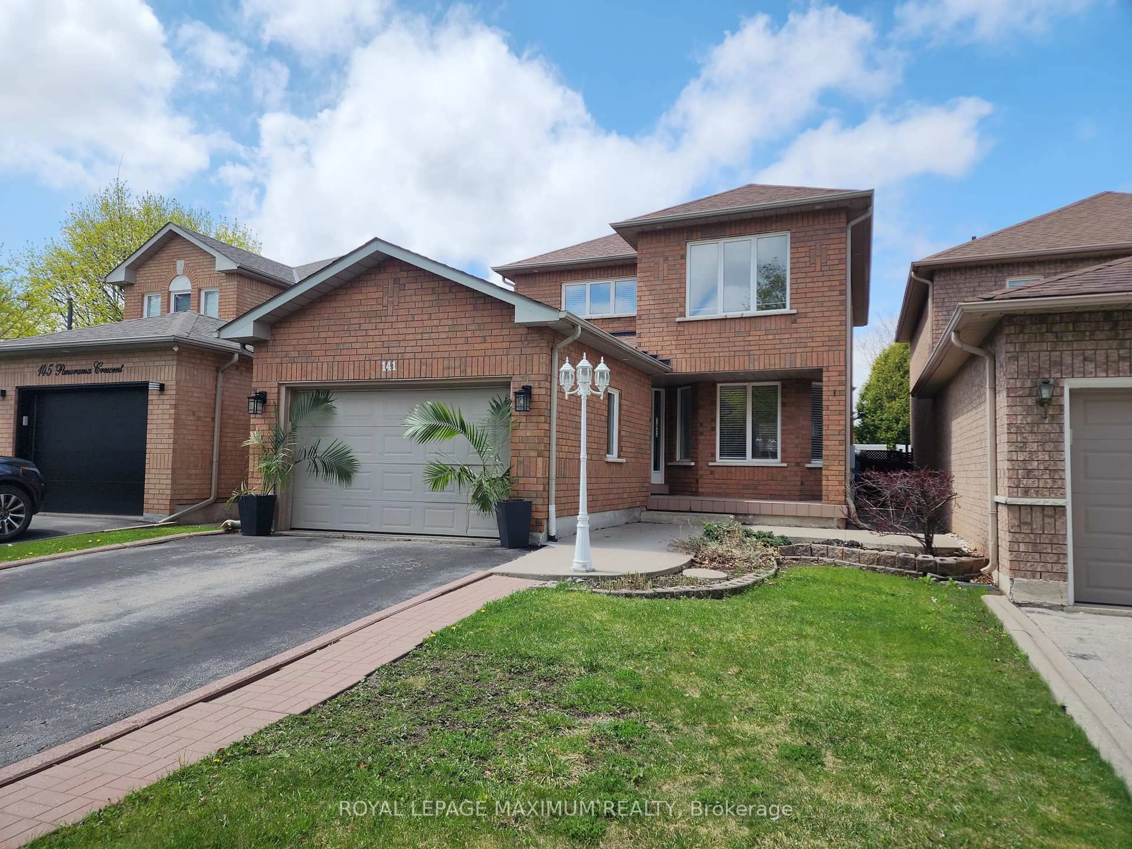 Home with brick exterior material, street for 141 Panorama Cres, Vaughan Ontario L4H 1J9
