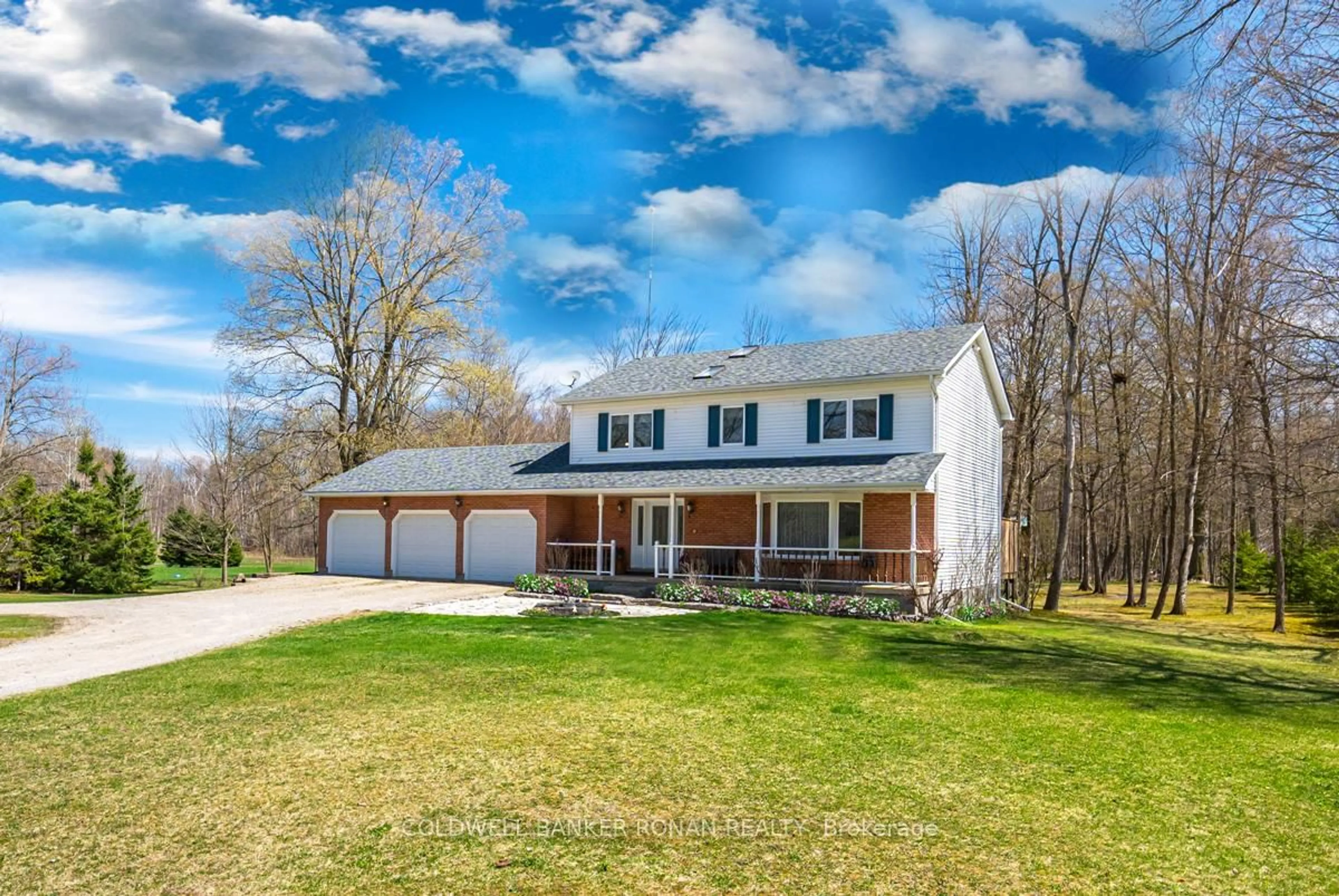 A pic from outside/outdoor area/front of a property/back of a property/a pic from drone, water/lake/river/ocean view for 7533 County Rd 10 N/A, Essa Ontario L3W 0T7