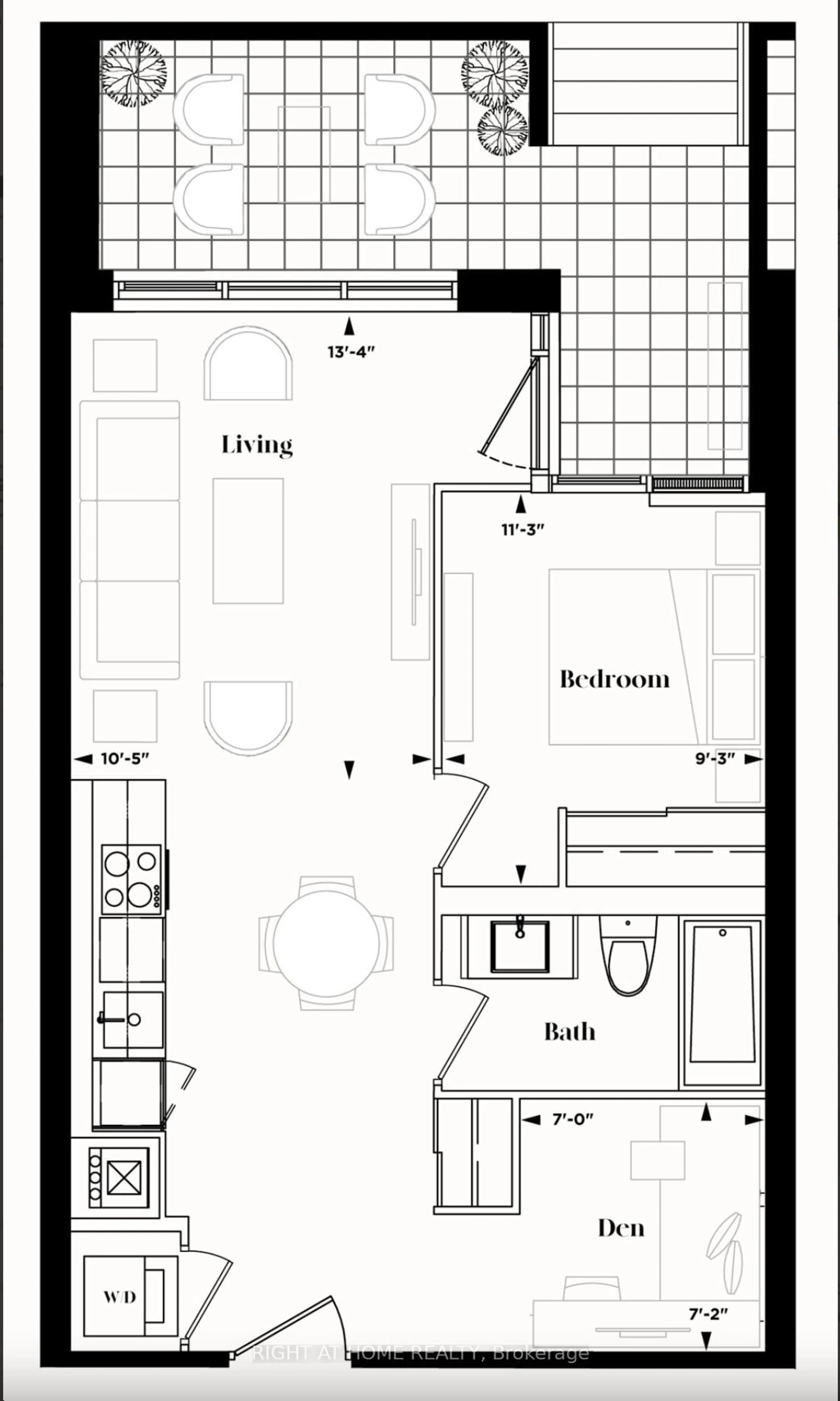 Floor plan for 185 Deerfield Rd #015, Newmarket Ontario L3Y 0G7