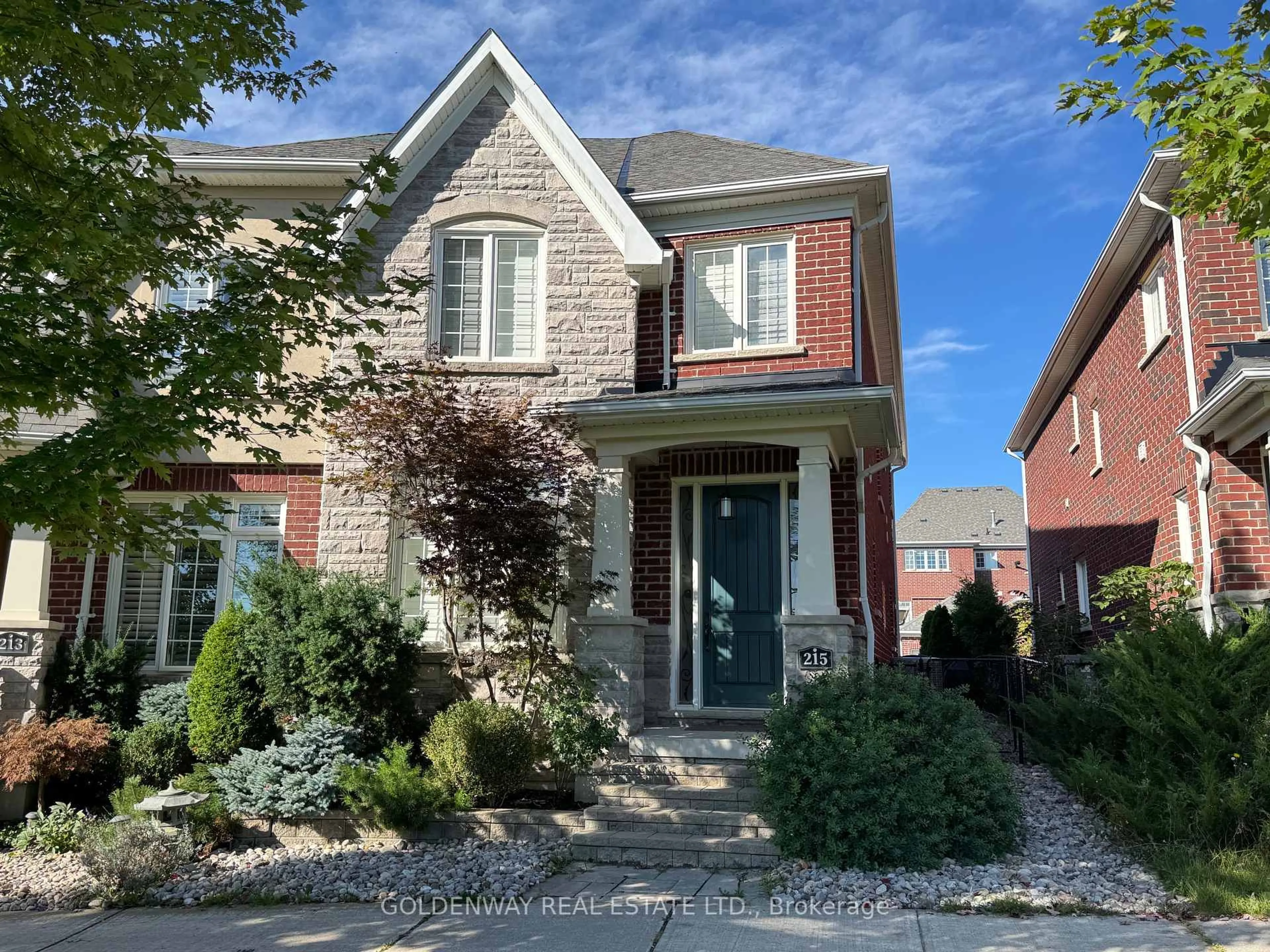 Home with brick exterior material, street for 215 Angus Glen Blvd, Markham Ontario L6C 0K1